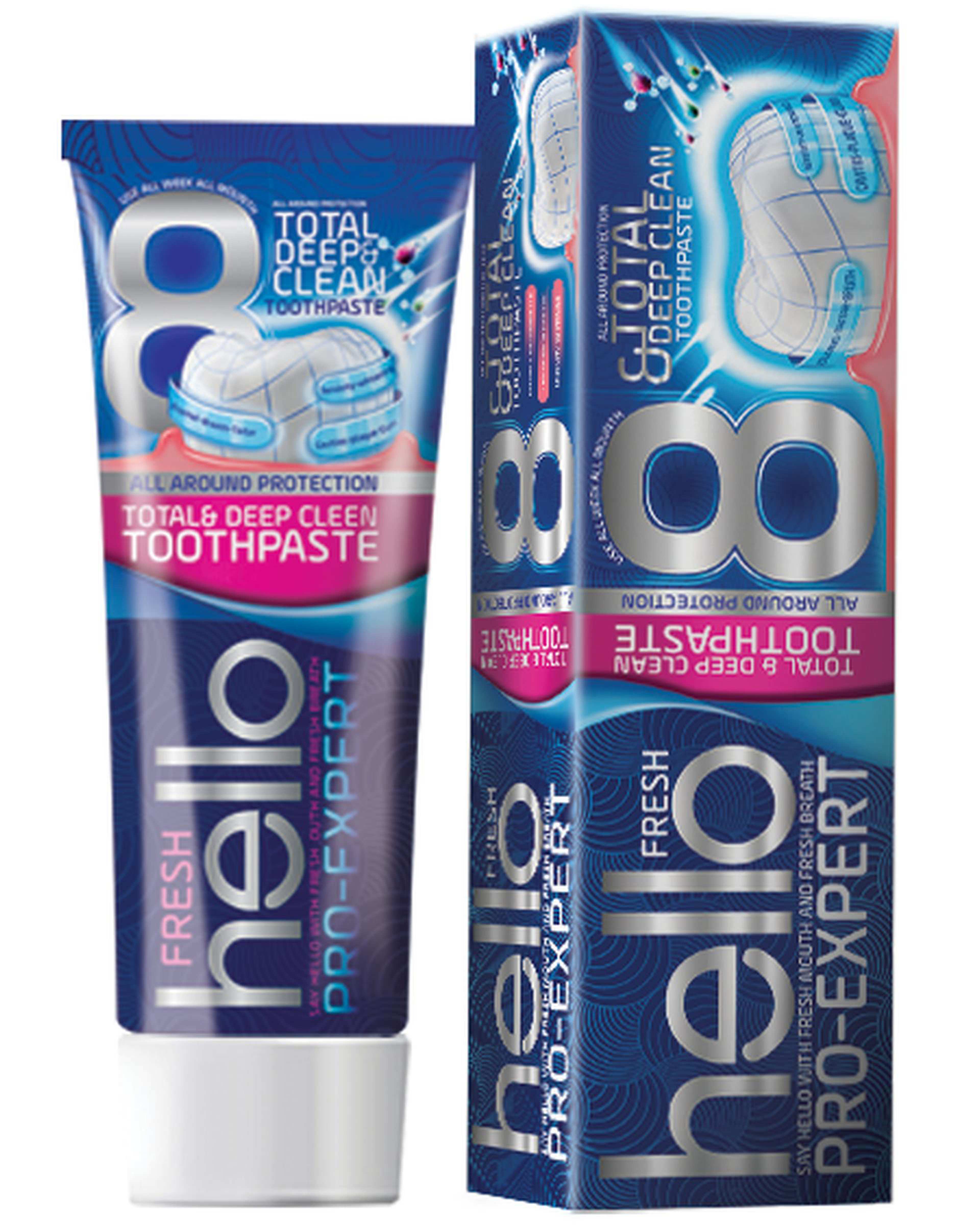 خمیر دندان 8 کاره پرواکسپرت هلو فرش Hello Fresh حجم 100ml