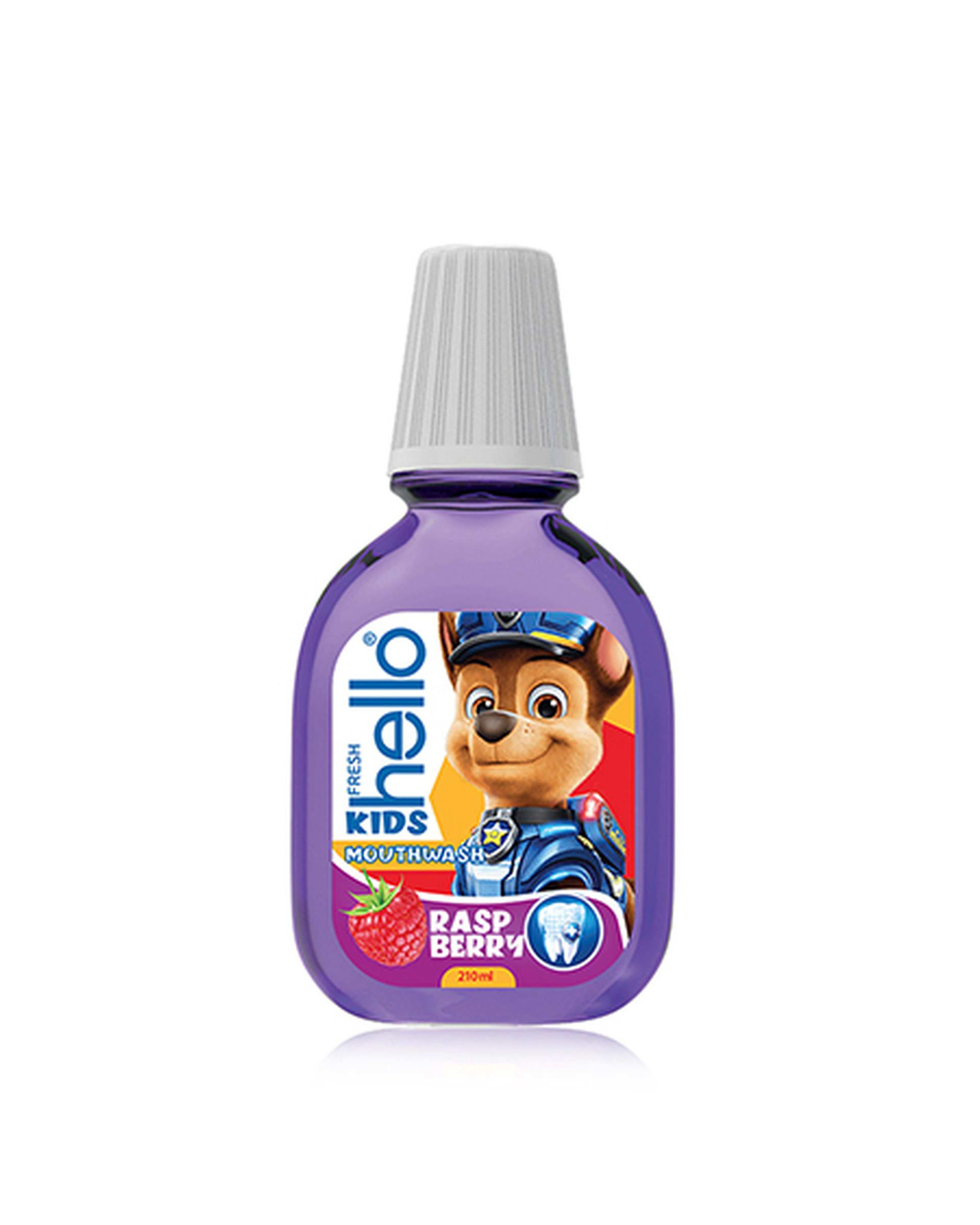 دهانشویه کودک هلو فرش Hello Fresh طرح سگ نگهبان 210ml