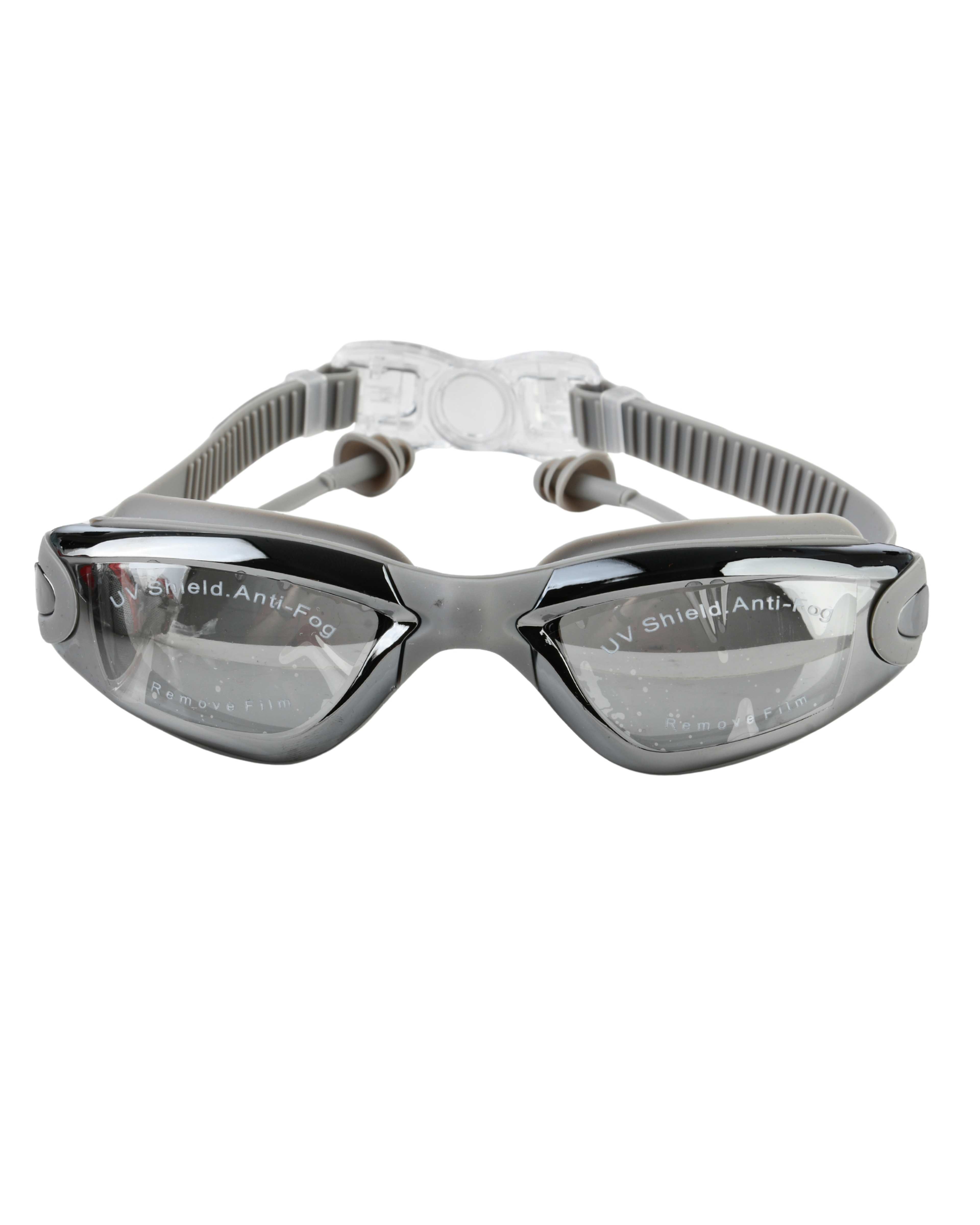 عینک شنا و گوش گیر طوسی اسپیدو Speedo کد 512