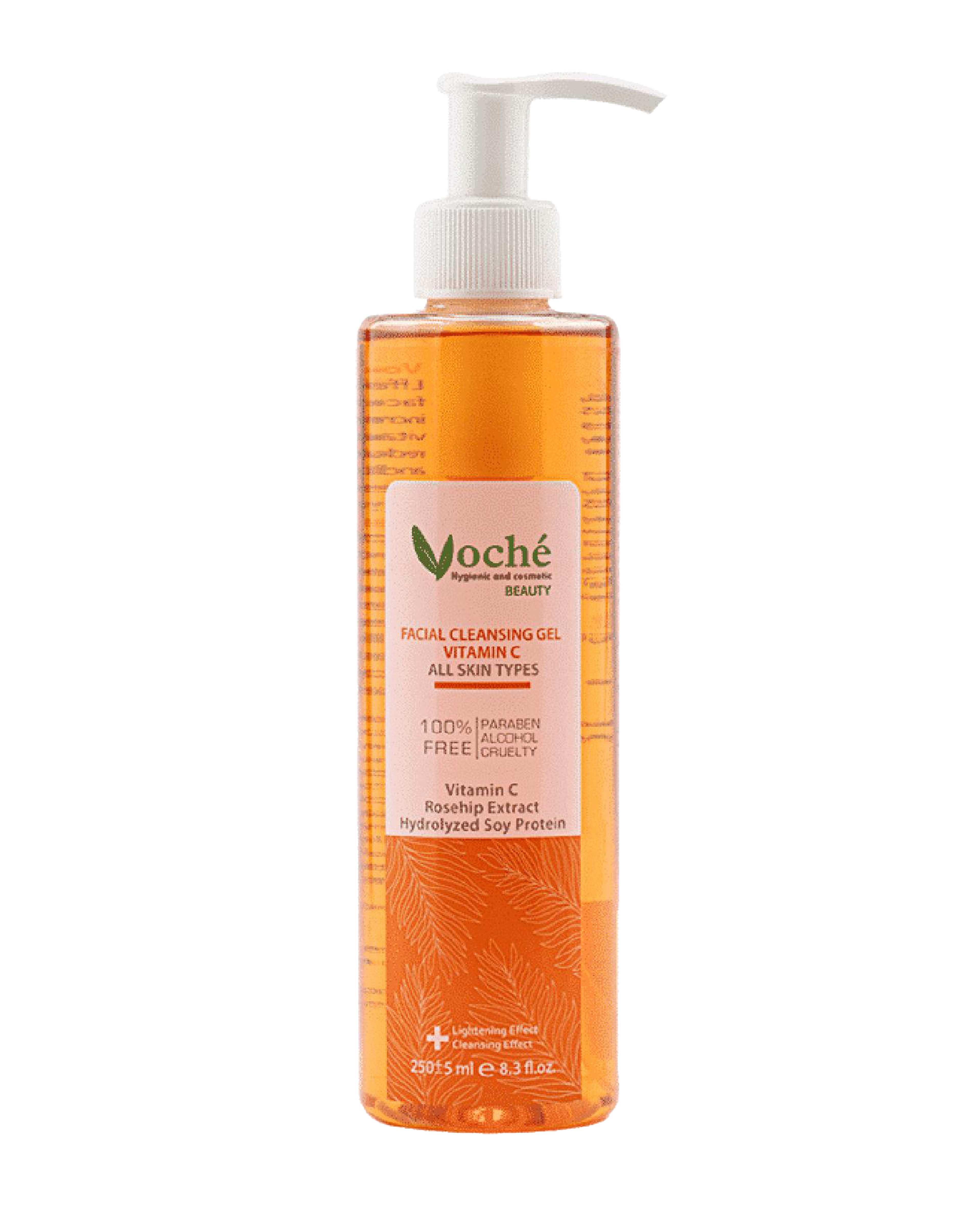 ژل شستشوی صورت وچه Voche حاوی مشتق ویتامین C حجم 250ml