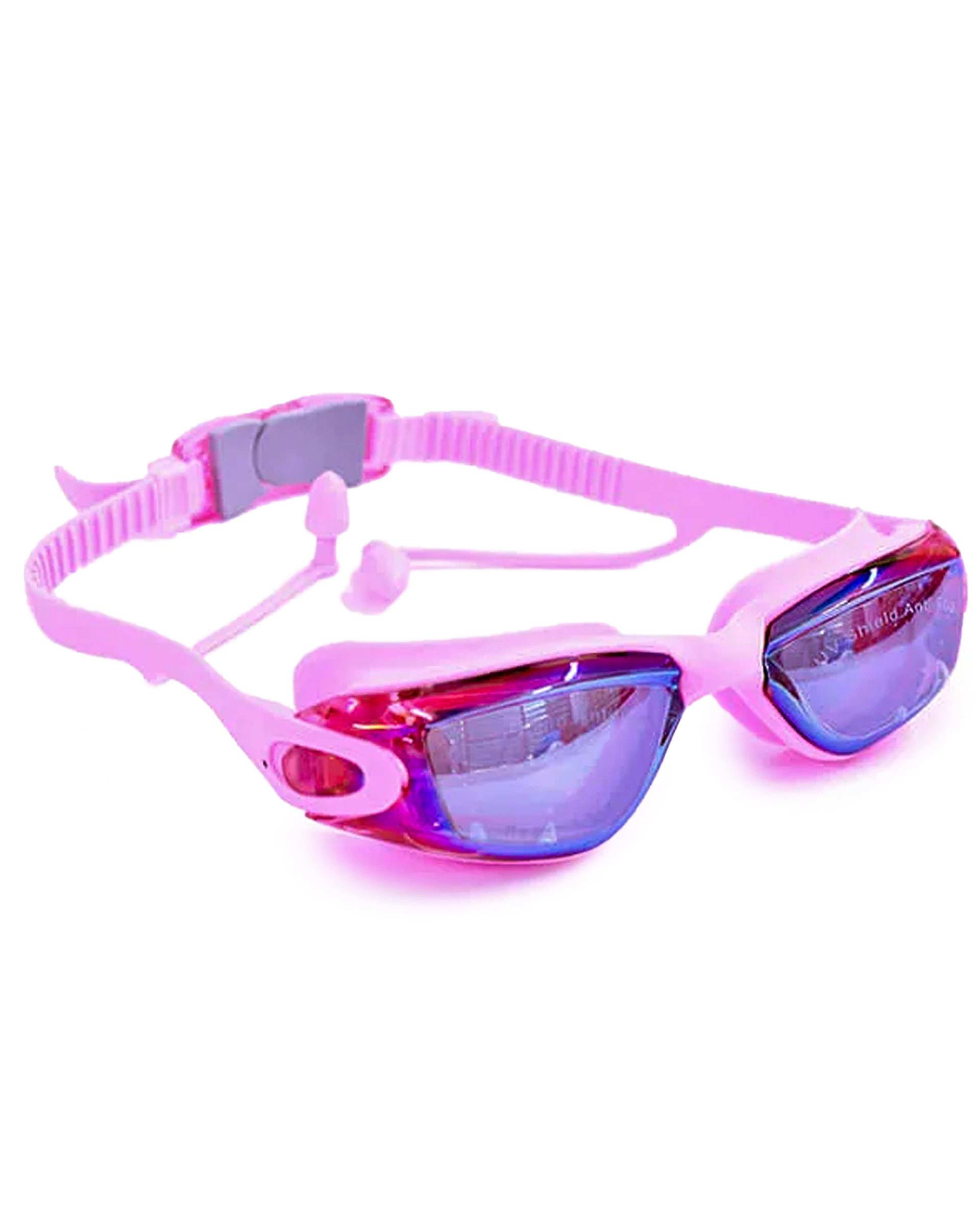 عینک شنا و گوش گیر صورتی اسپیدو Speedo کد 512