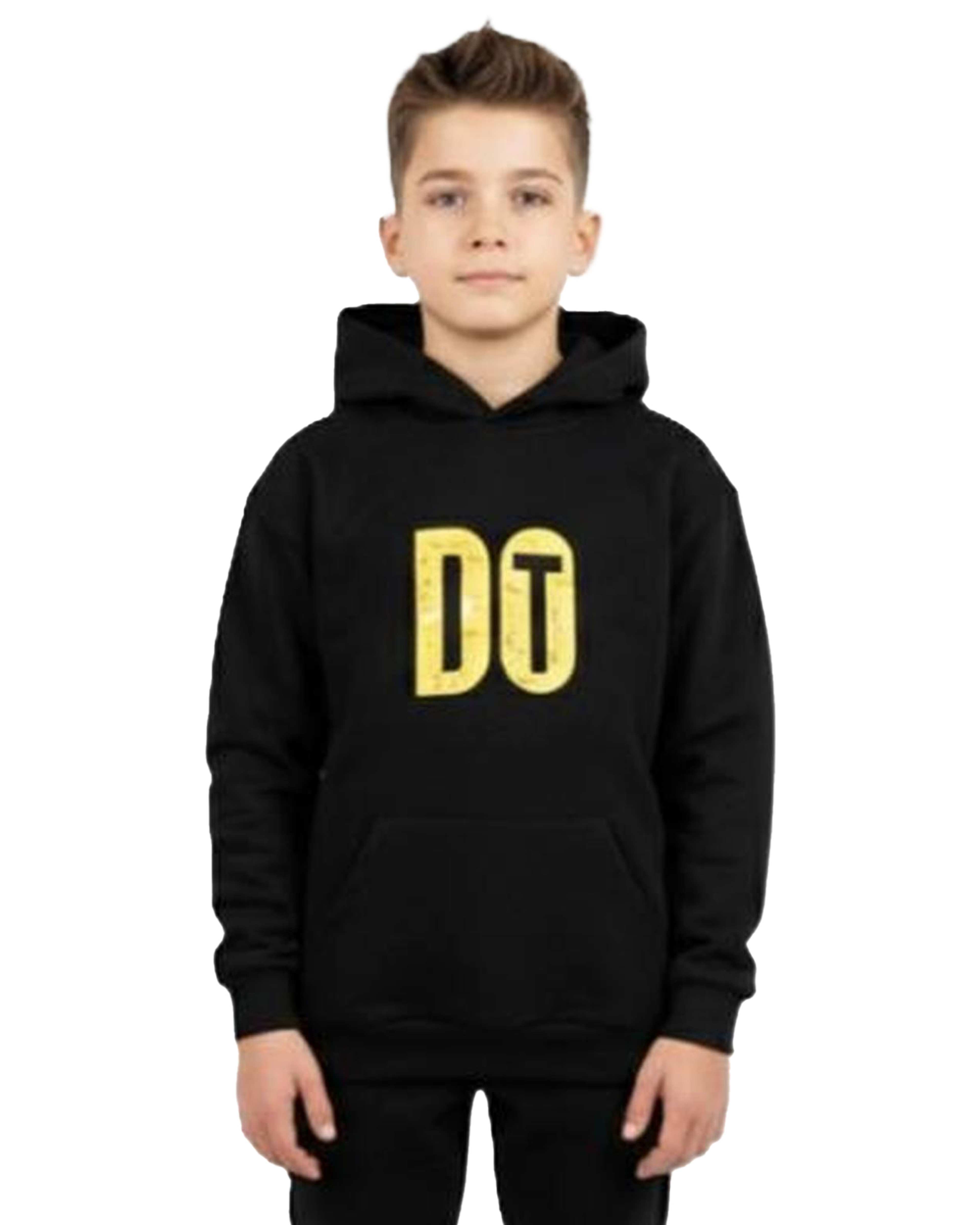 هودی پسرانه مشکی مرینو Merino طرح DO IT کد 1811