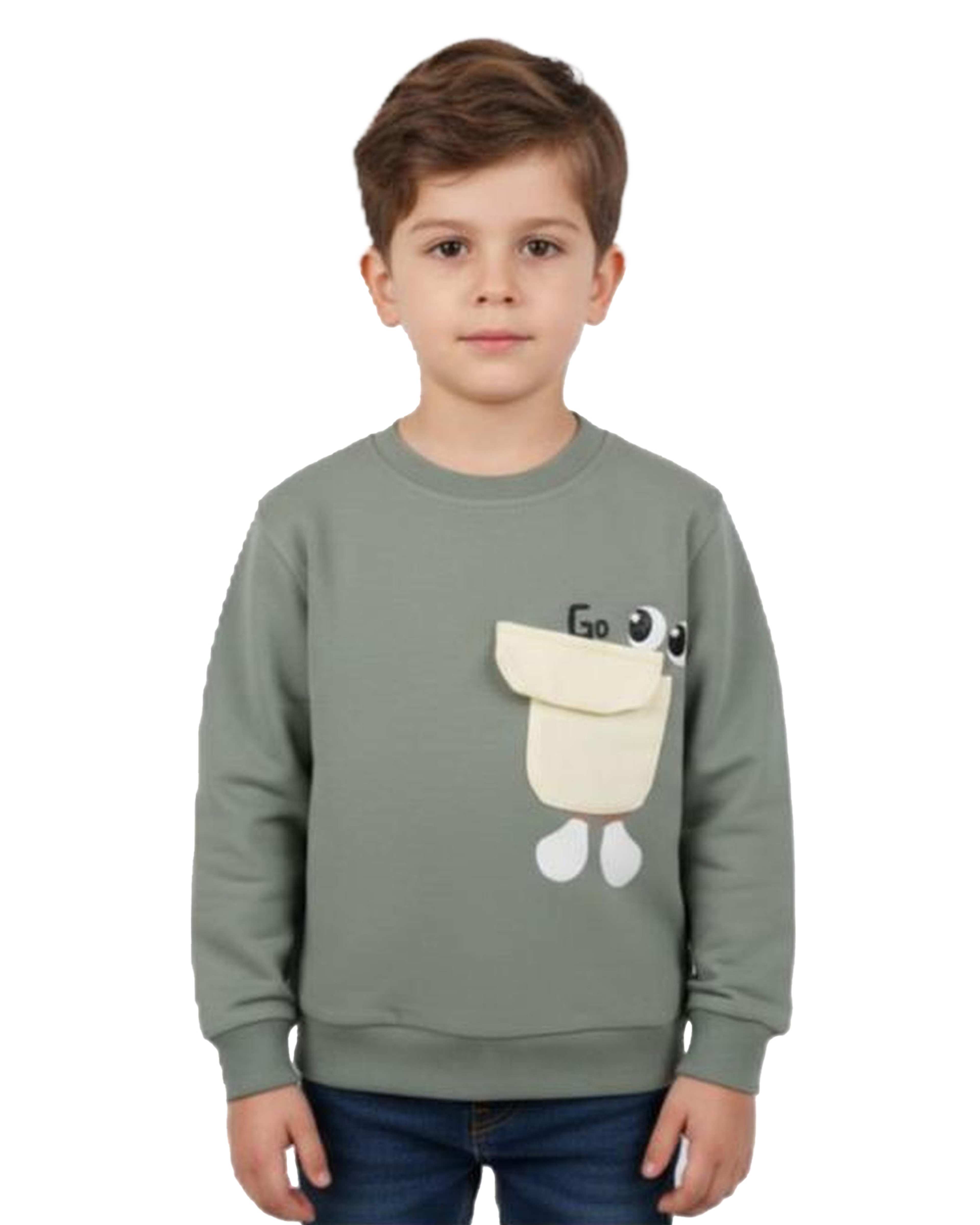 سویشرت پسرانه سبز مرینو Merino کد 1813