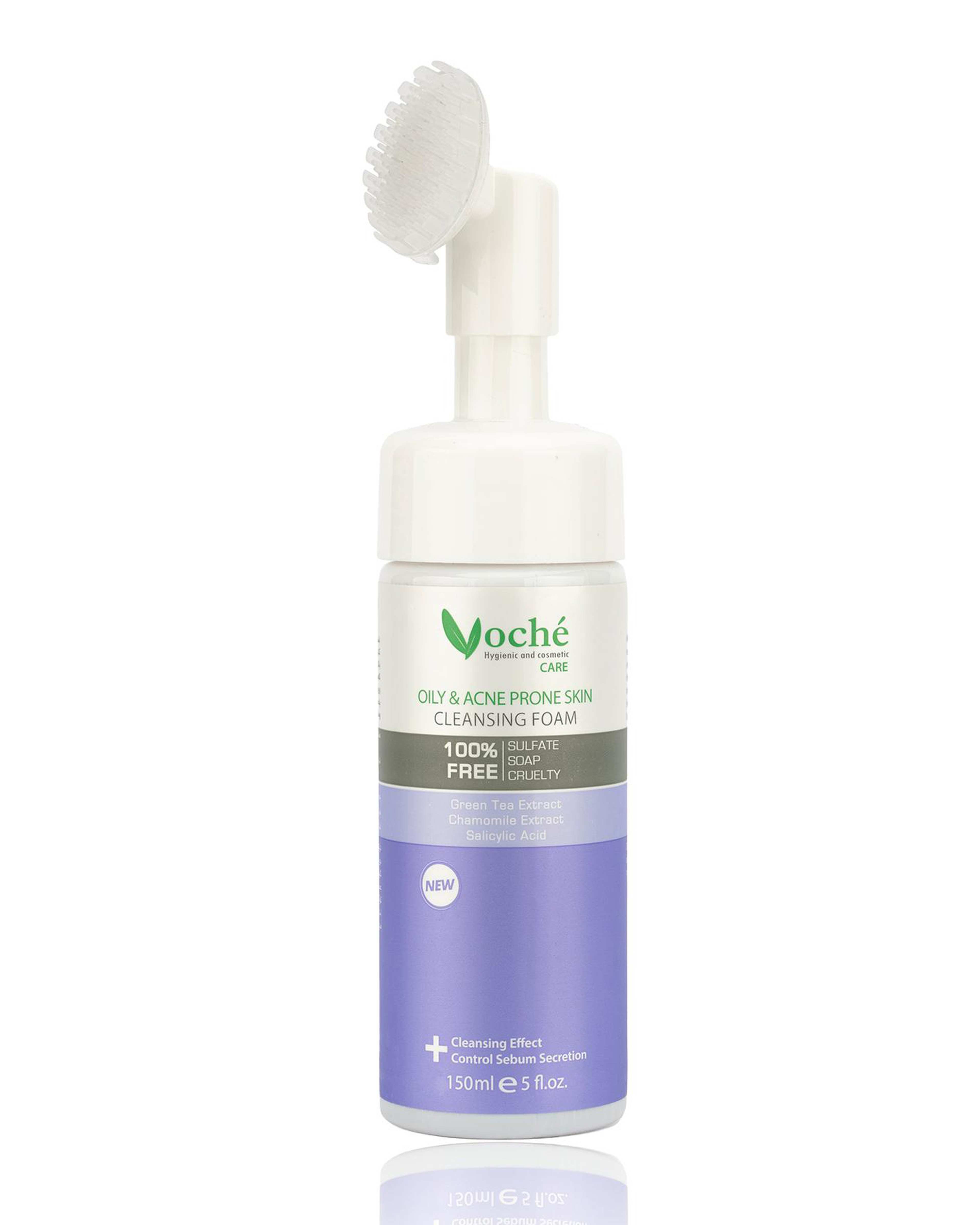 فوم شستشوی صورت وچه Voche مناسب پوست چرب و مستعد آکنه حجم 150ml