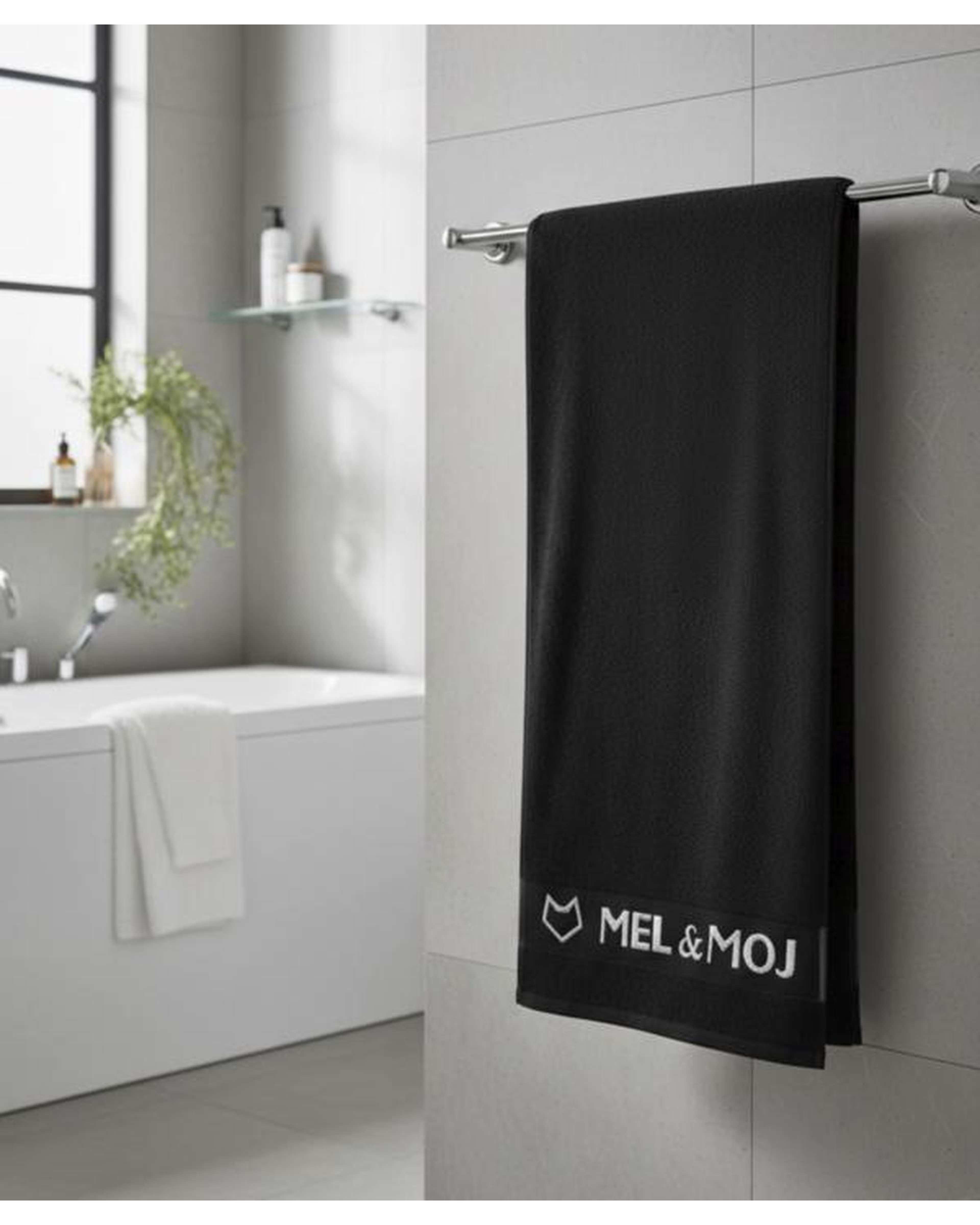 حوله استخر و حمام مشکی مل اند موژ Mel & Moj کد U09261
