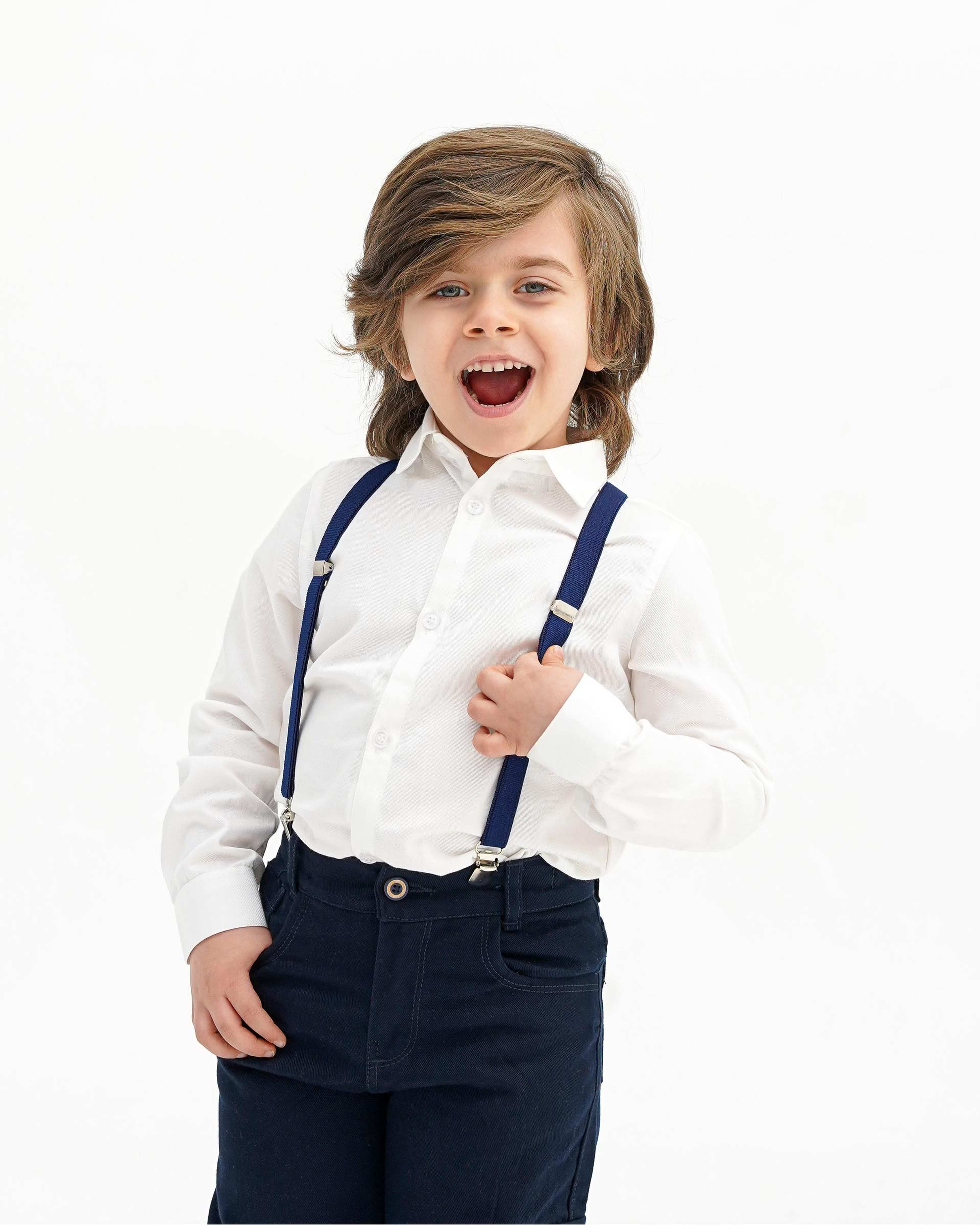 پیراهن پسرانه بیسیک سفید ملورینا Melorina کد 43219