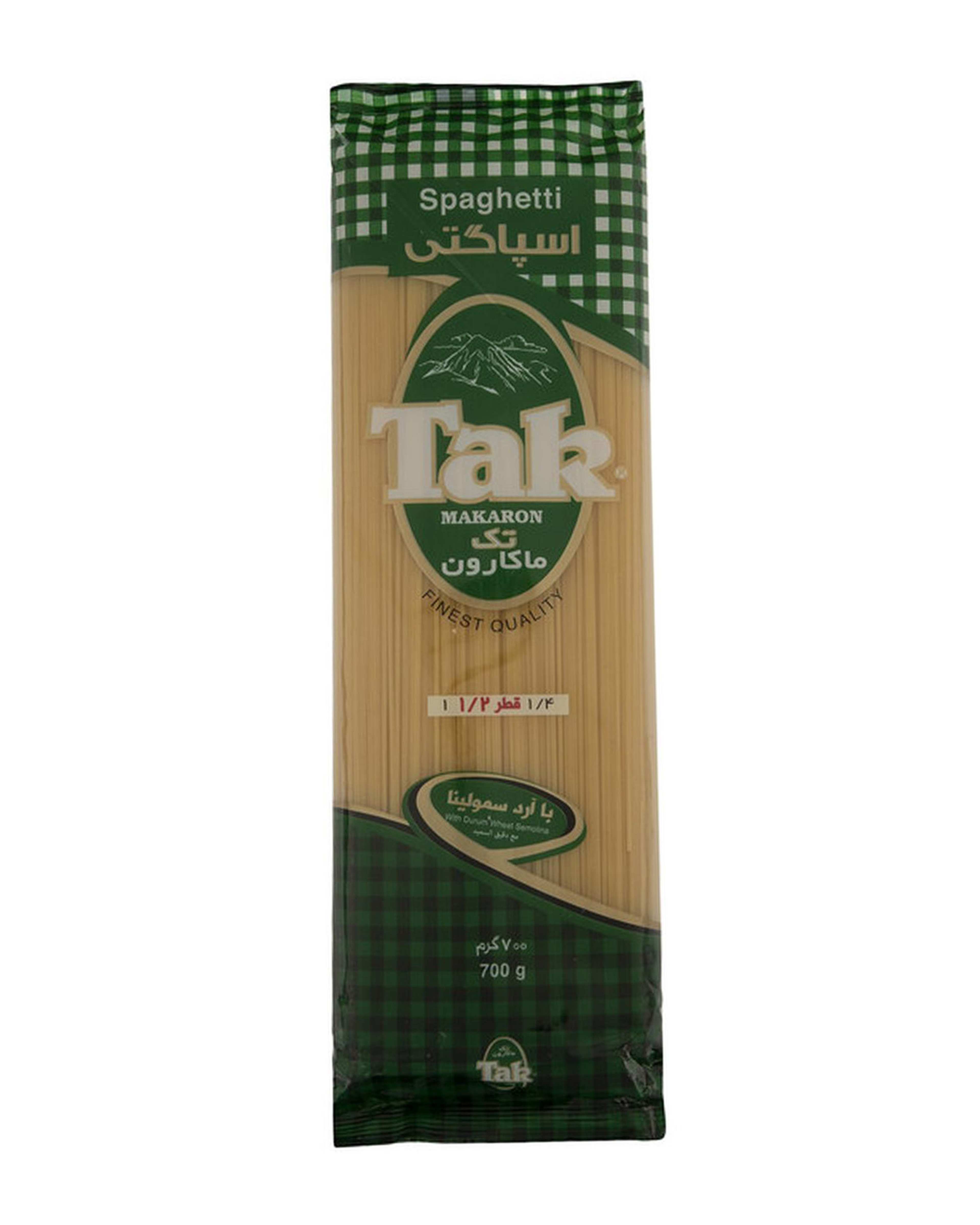 ماکارونی قطر 1/2 تک ماکارون 700 گرم