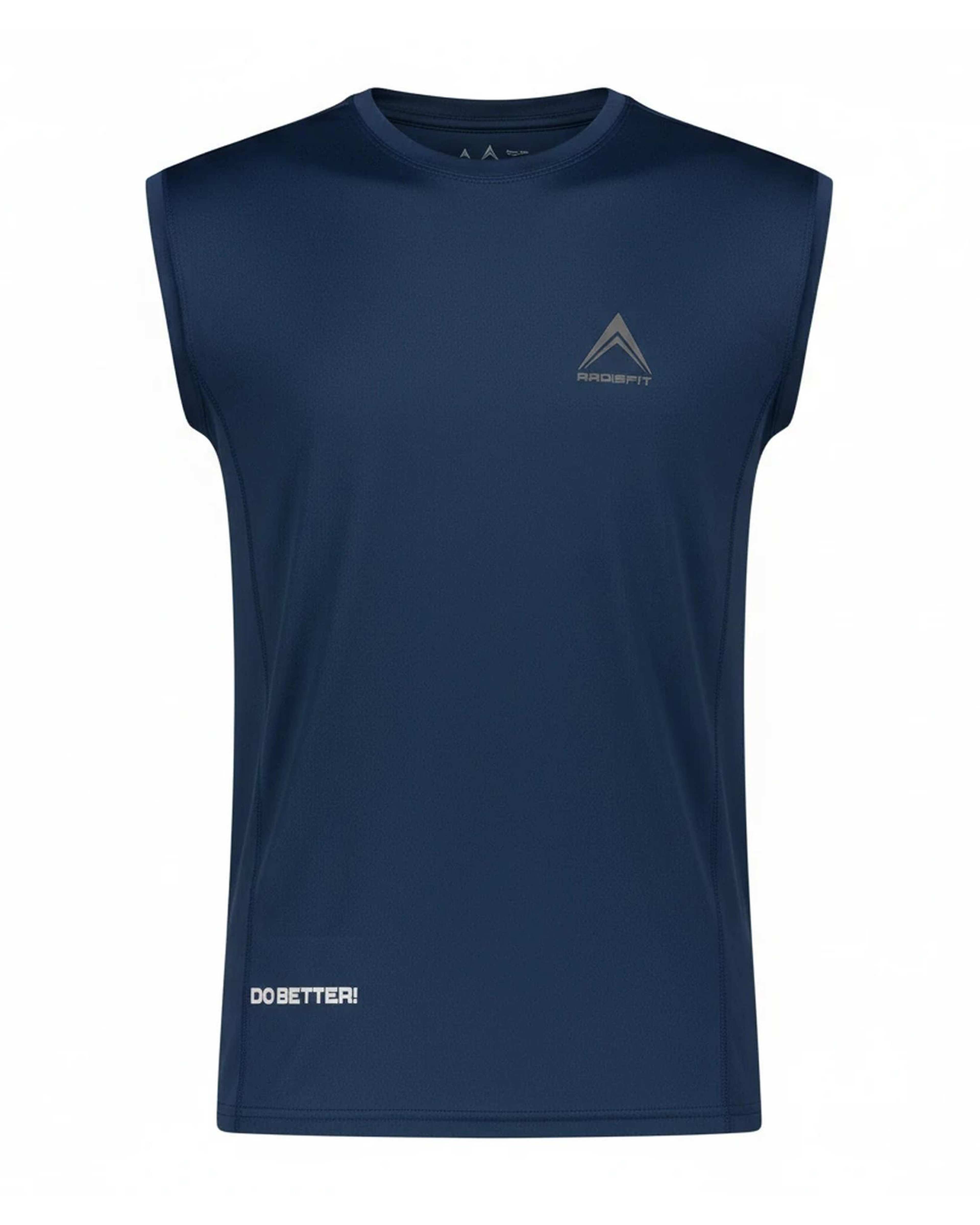 تاپ ورزشی مردانه سرمه ای رادیس فیت Radisfit مدل Dri-Fit G1