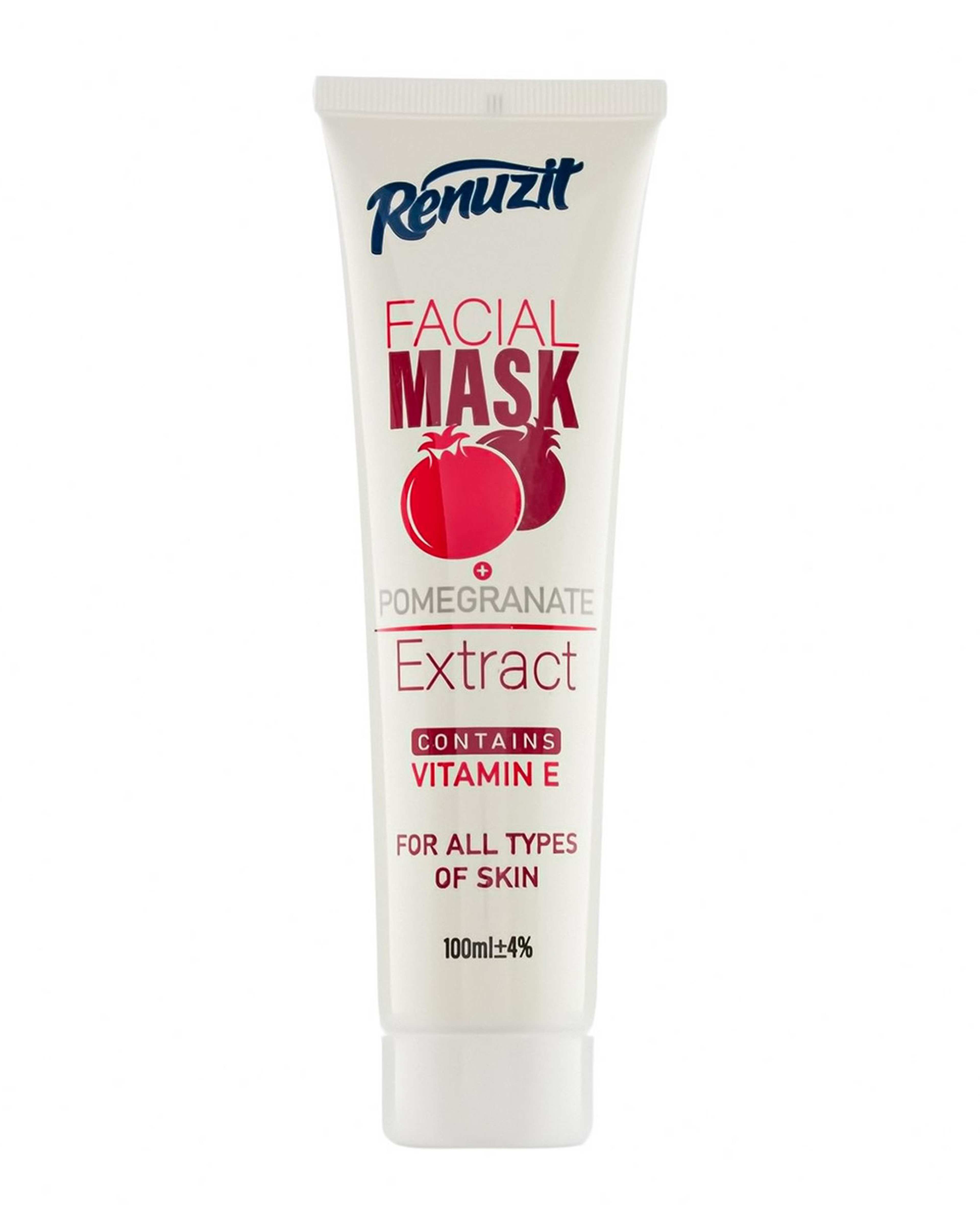 ماسک صورت جوان کننده رینوزیت Renuzit حاوی عصاره انار حجم 100ml