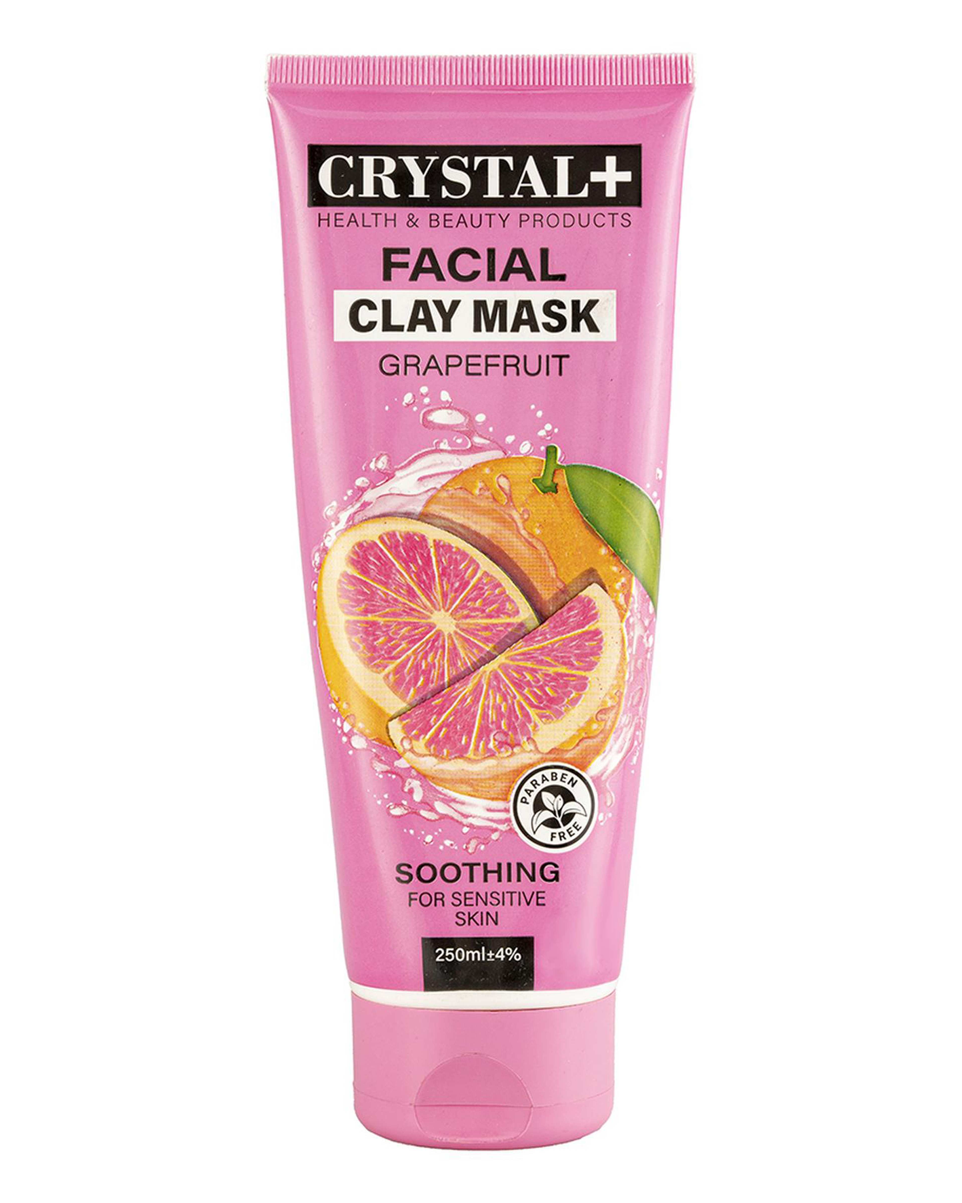 ماسک صورت کریستال Crystal مناسب پوست حساس حاوی عصاره گریپ فروت 250ml