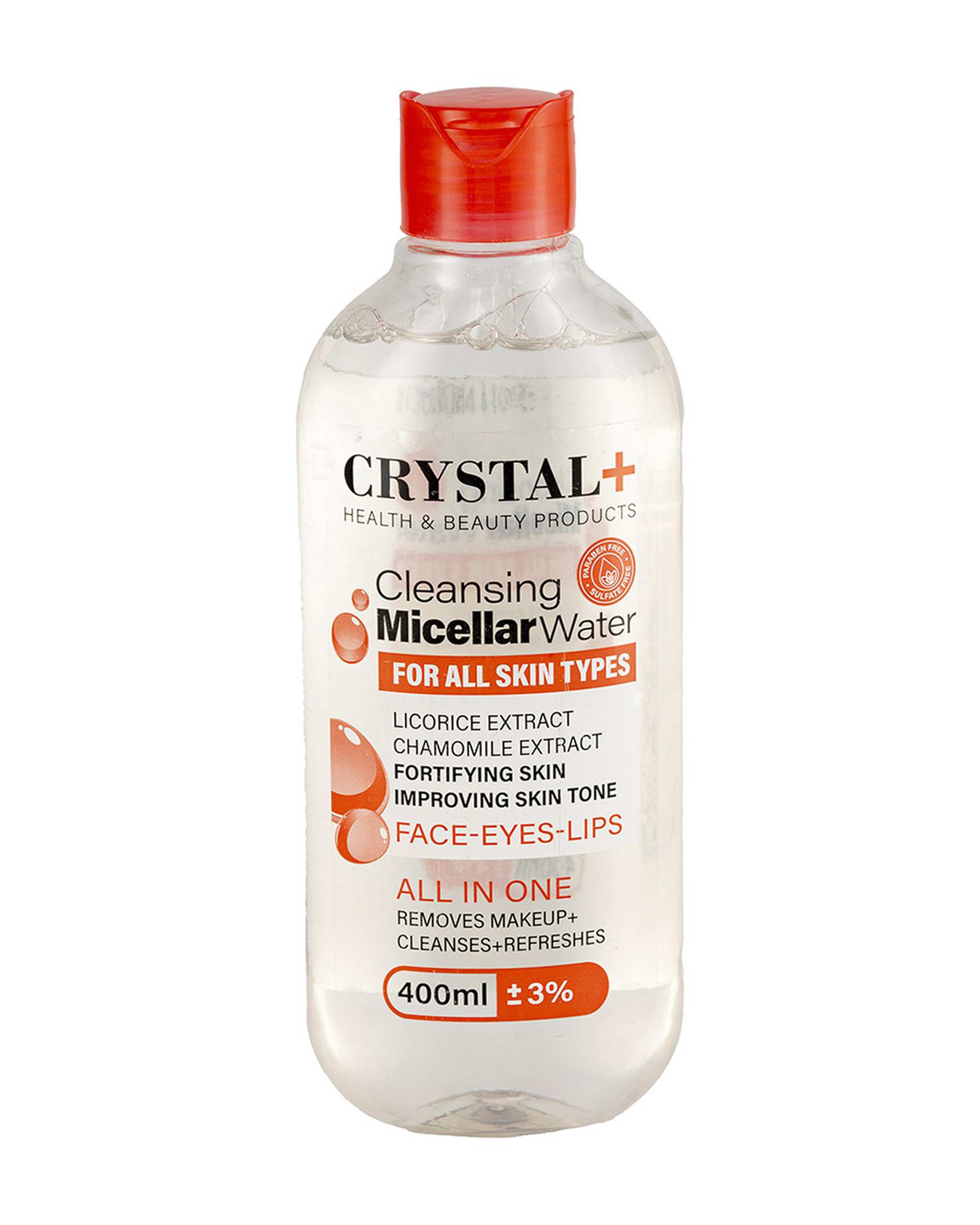 میسلار واتر چشم و صورت کریستال Crystal مناسب انواع پوست 400ml