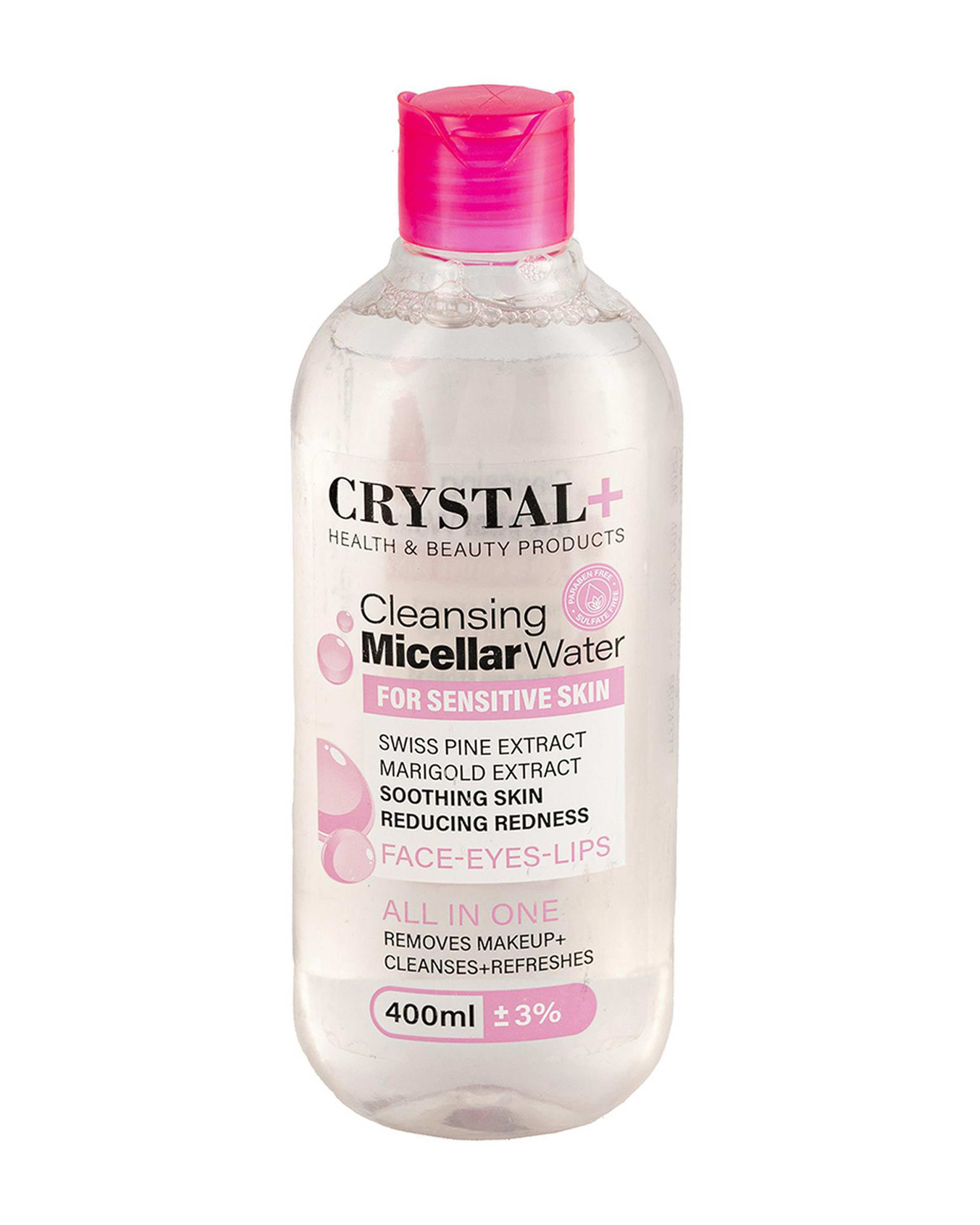 میسلار واتر چشم و صورت کریستال Crystal مناسب پوست حساس 400ml