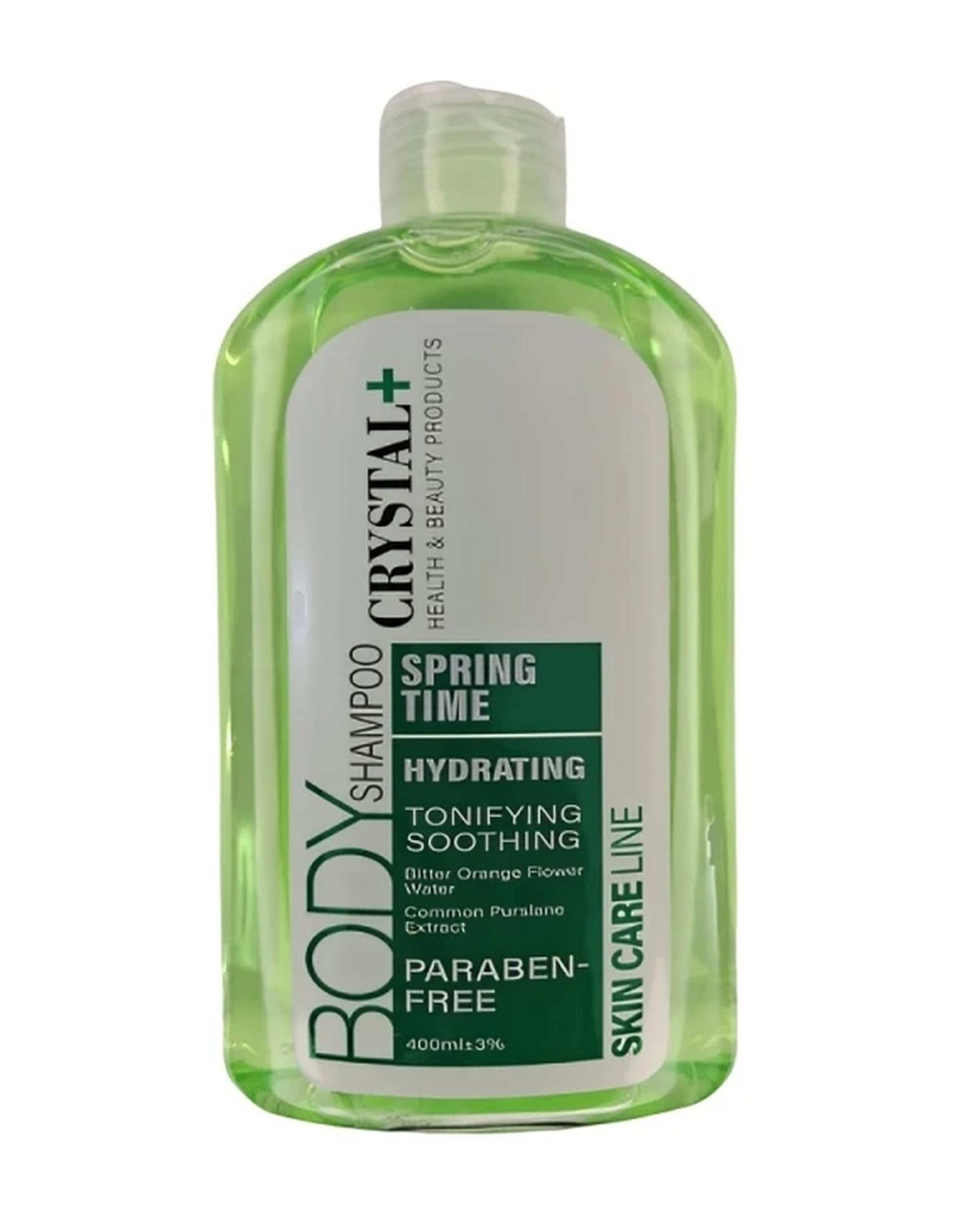 شامپو بدن اسپرینگ تایم کریستال Crystal حجم 400ml