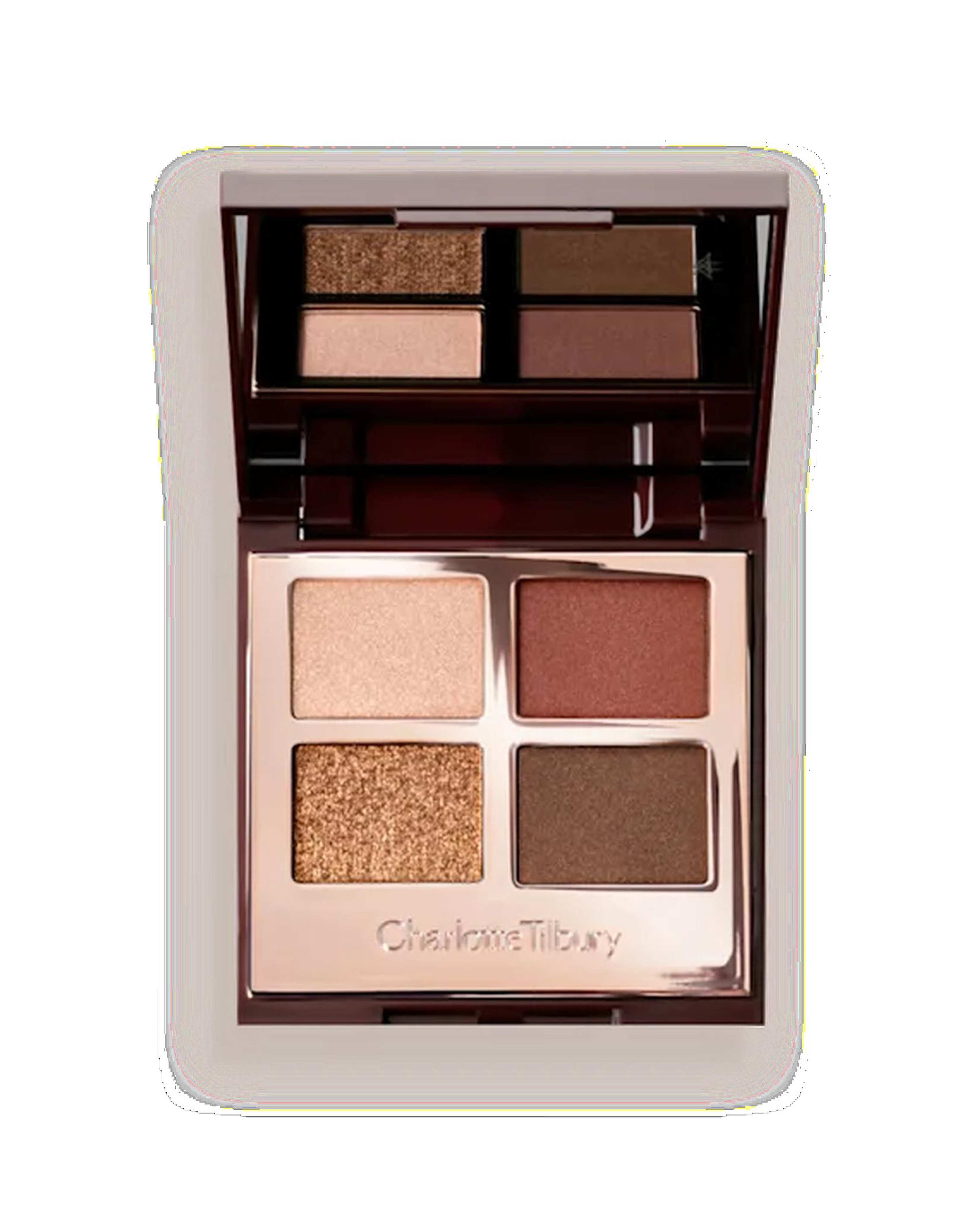 پالت سایه چشم پودری 4 رنگ شارلوت تیلبری Charlotte Tilbury مدل luxury رنگ bella sofia وزن 5.2 گرم