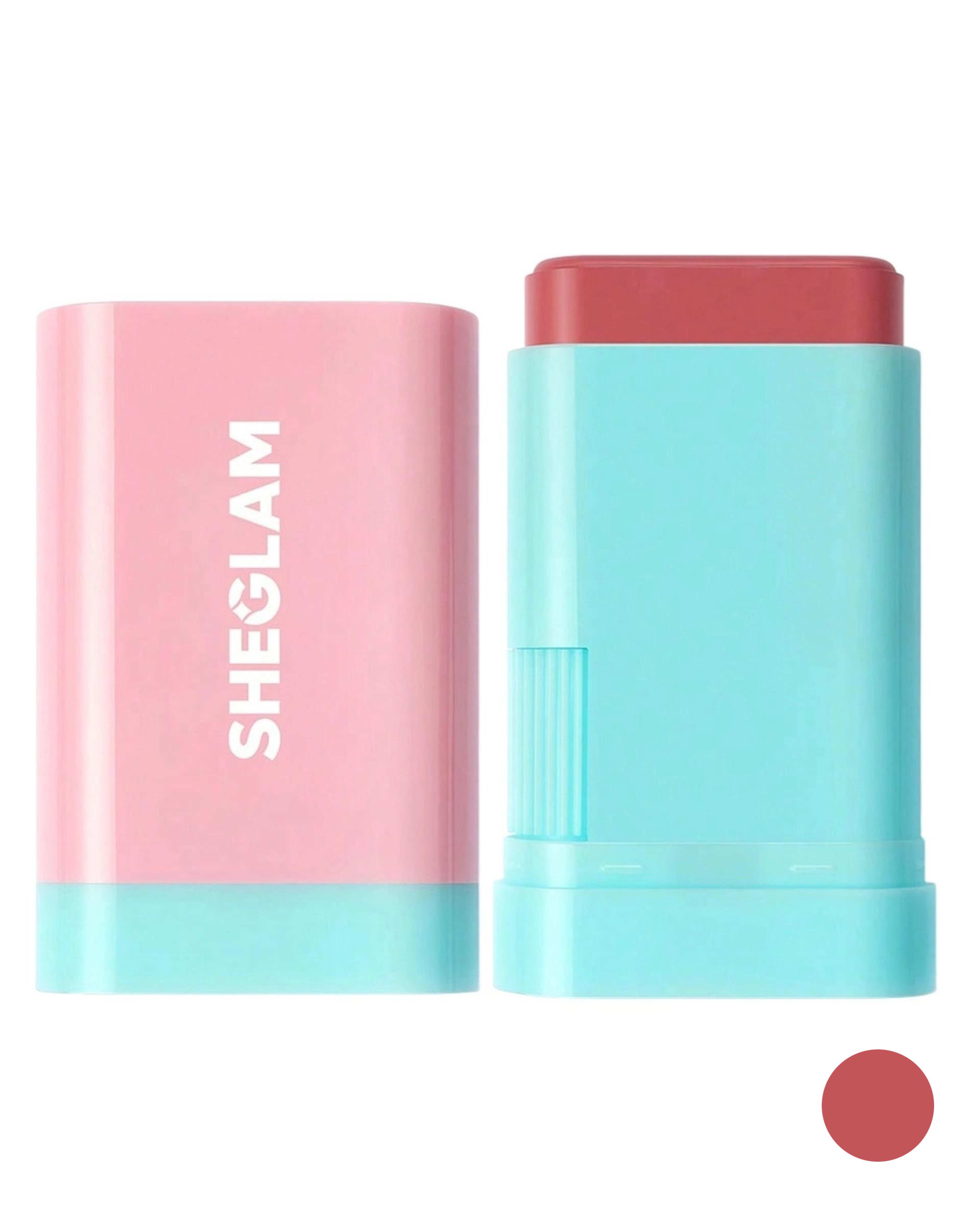 رژگونه استیکی شیگلم Sheglam مدل Glass Glow Stick رنگ Brisk Babe