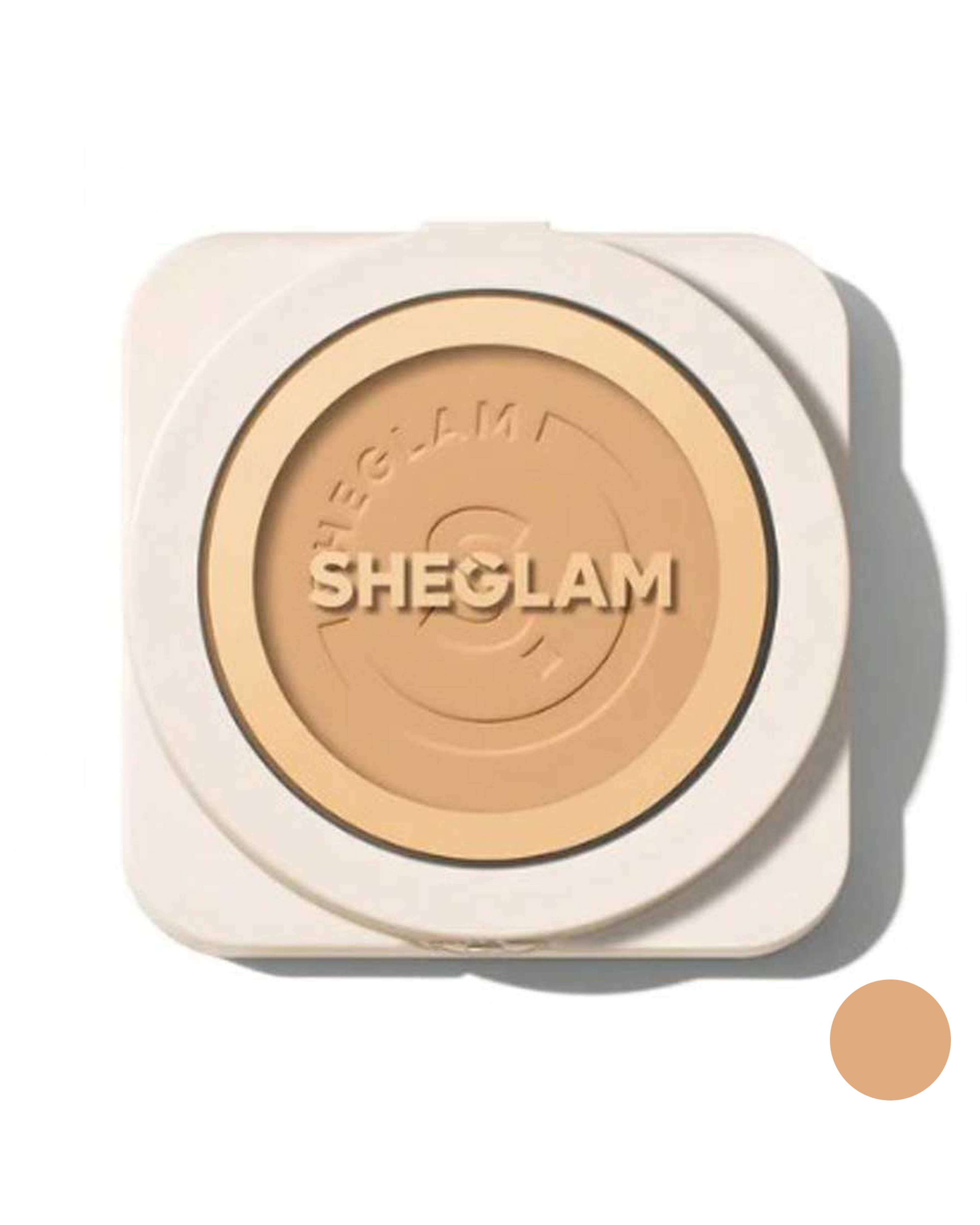 پنکک شیگلم Sheglam مناسب پوست چرب رنگ Nude