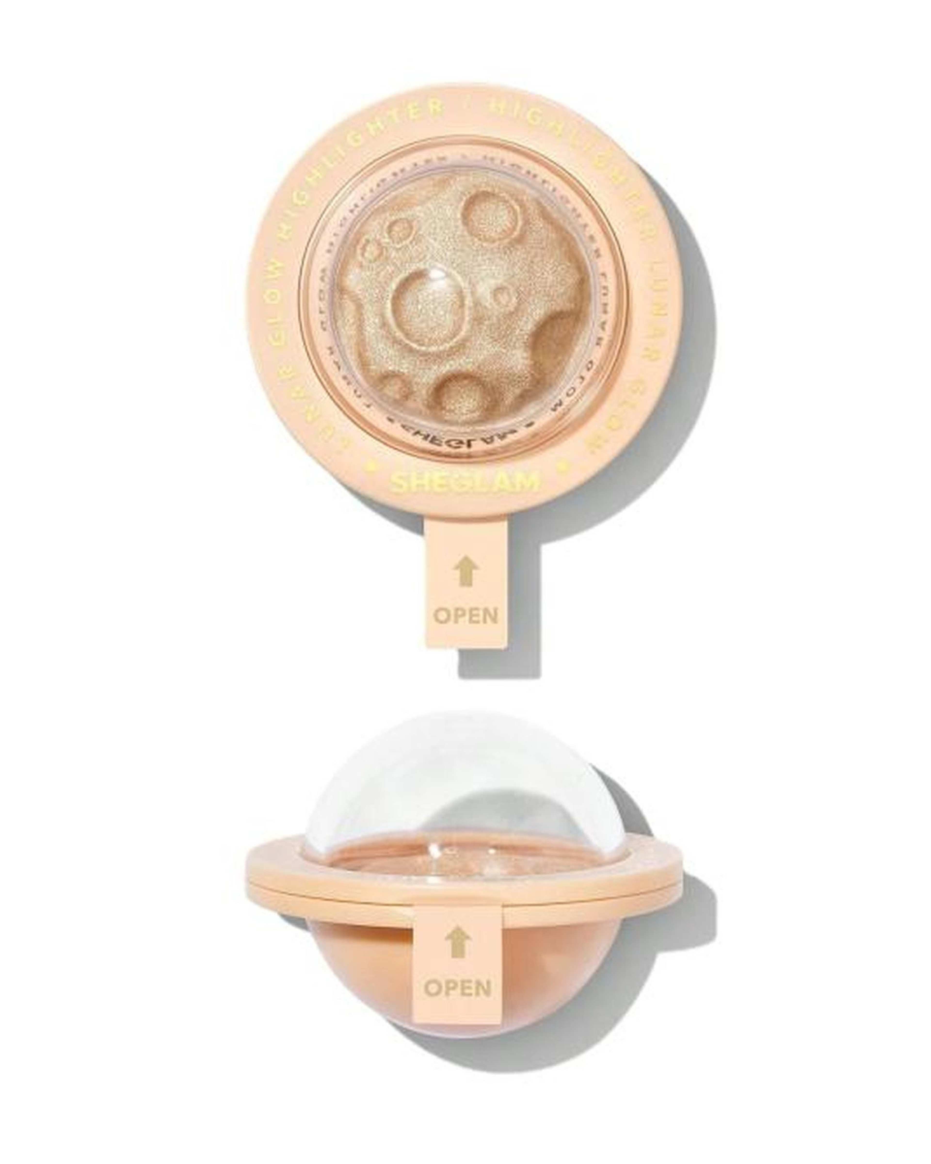 هایلایتر فضایی شیگلم Sheglam مدل Lunar Glow Highlighter رنگ Tea cake
