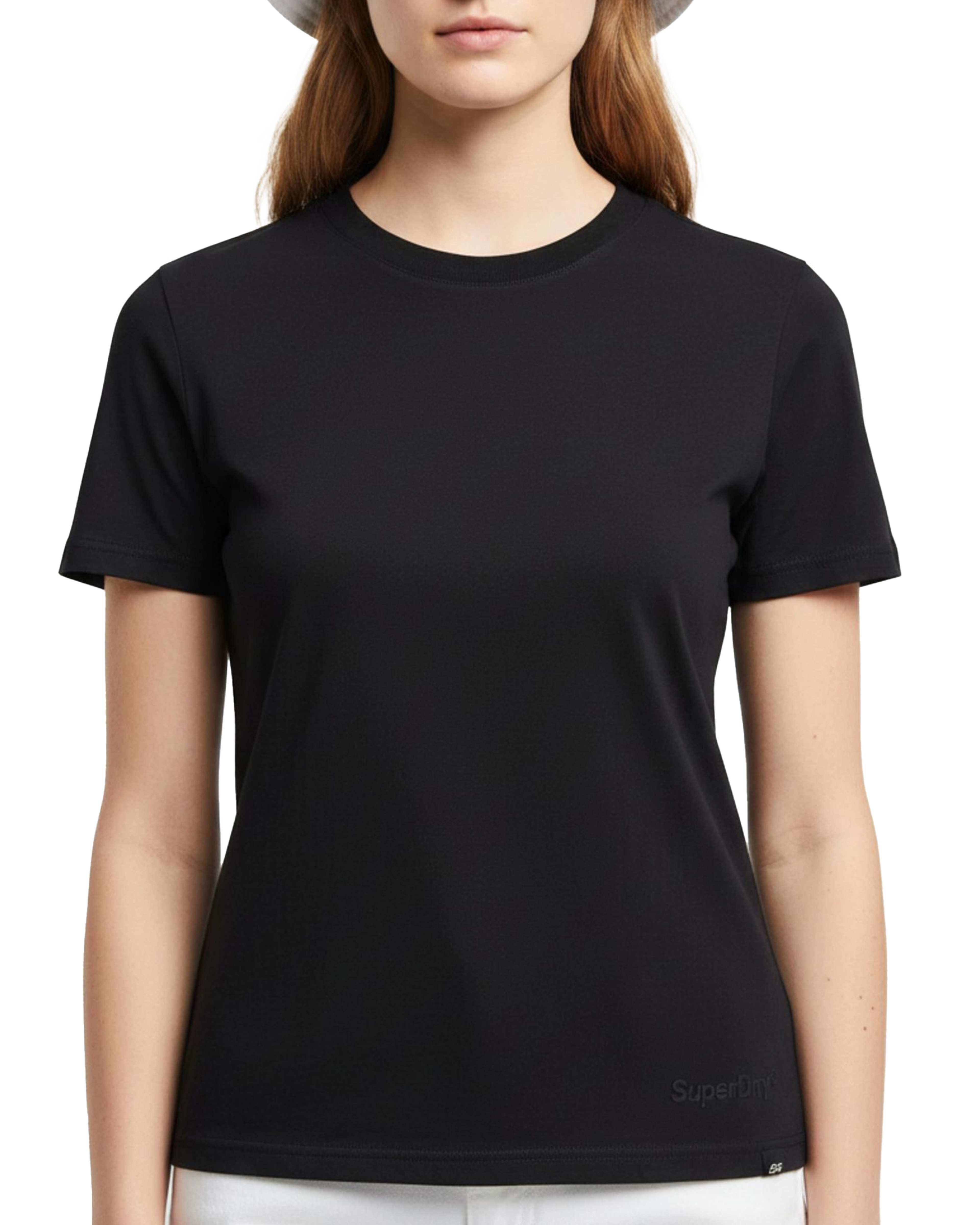 تیشرت زنانه مشکی سوپردرای Superdry کد 6060014