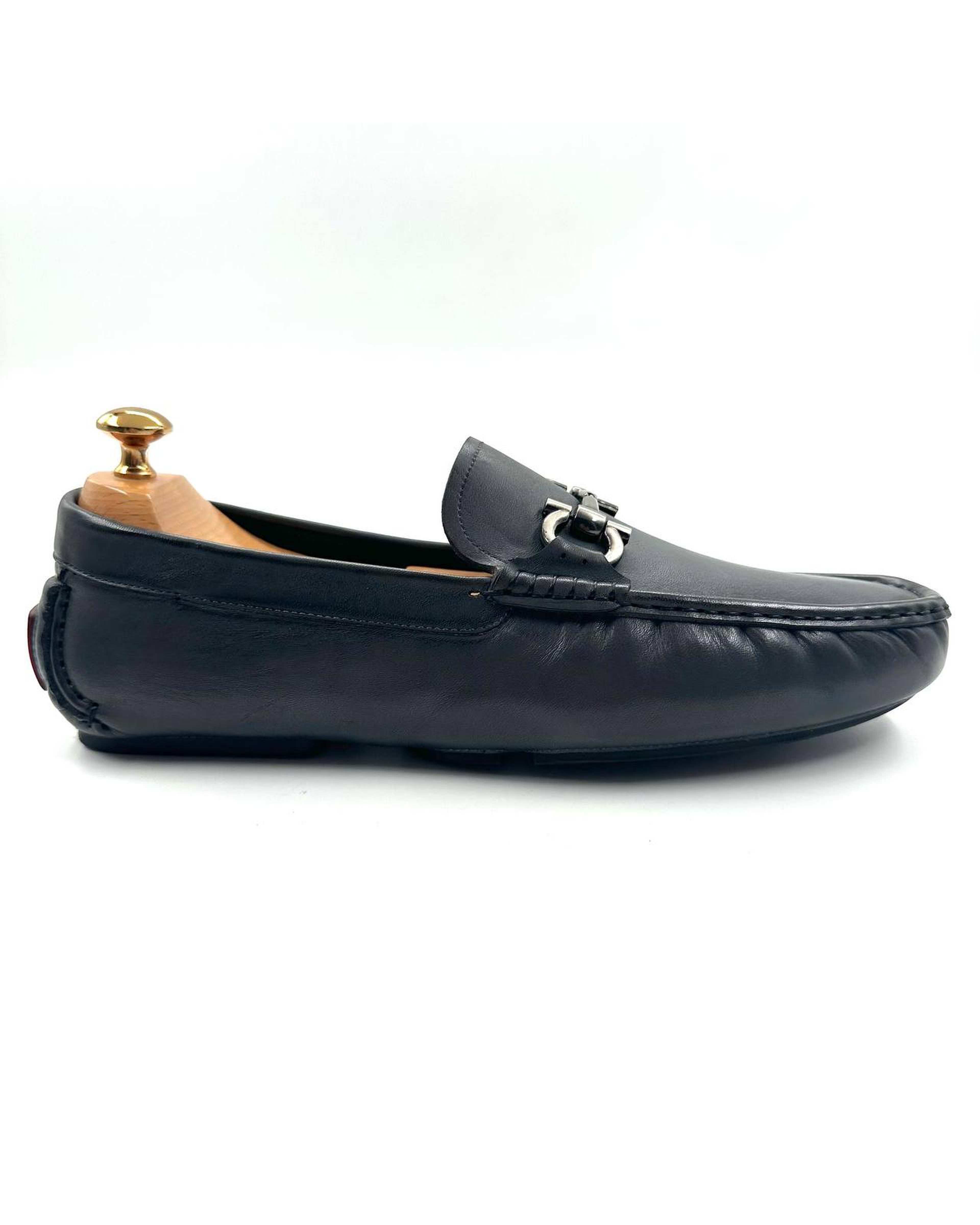 کالج چرم مردانه طبی سرمه ای میخچی Mikhchi Leather مدل K4