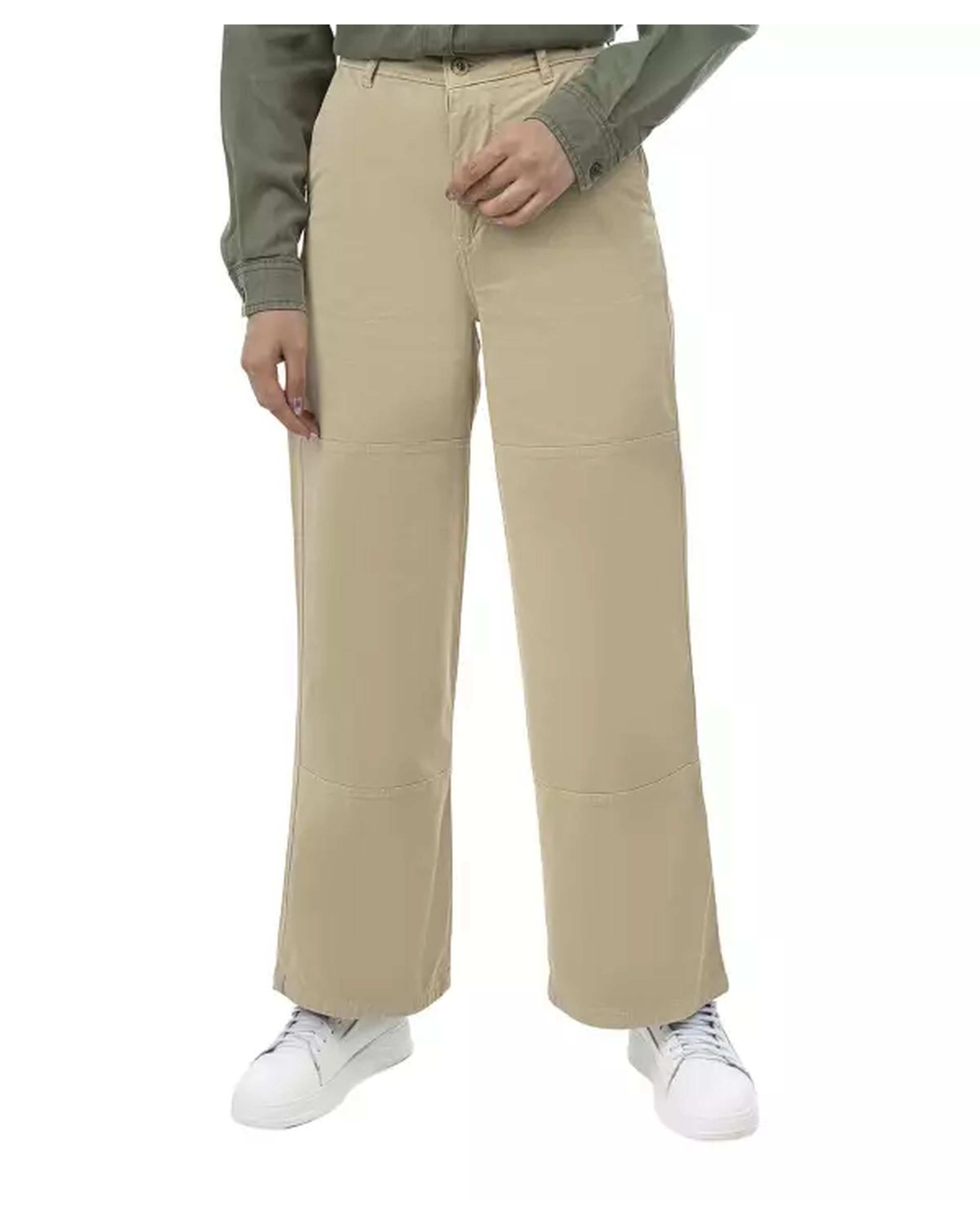 شلوار زنانه کتان کرم سوپردرای Superdry کد W17S53401T