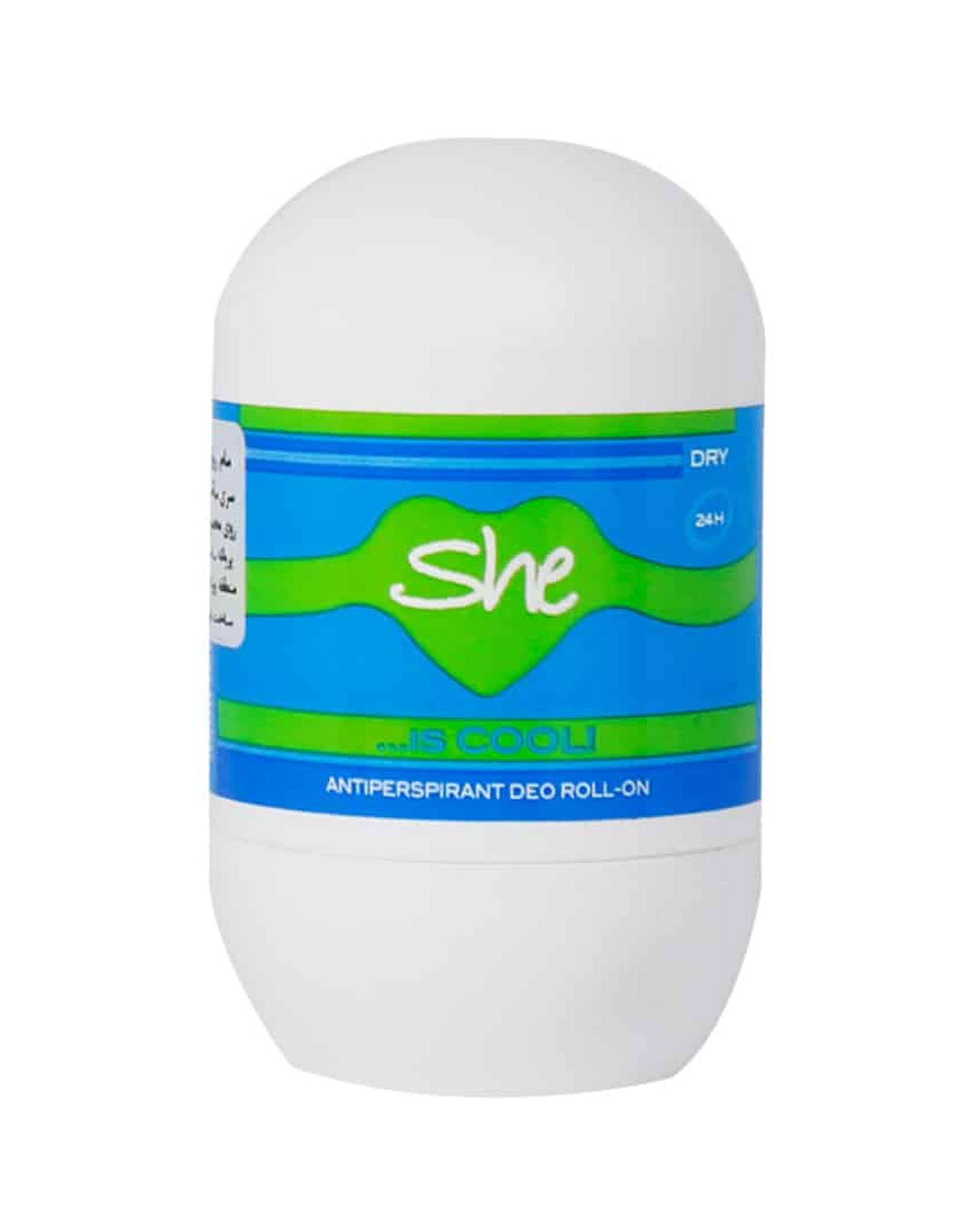 مام رول ضد تعریق زنانه شی She مدل is Cool حجم 40ml