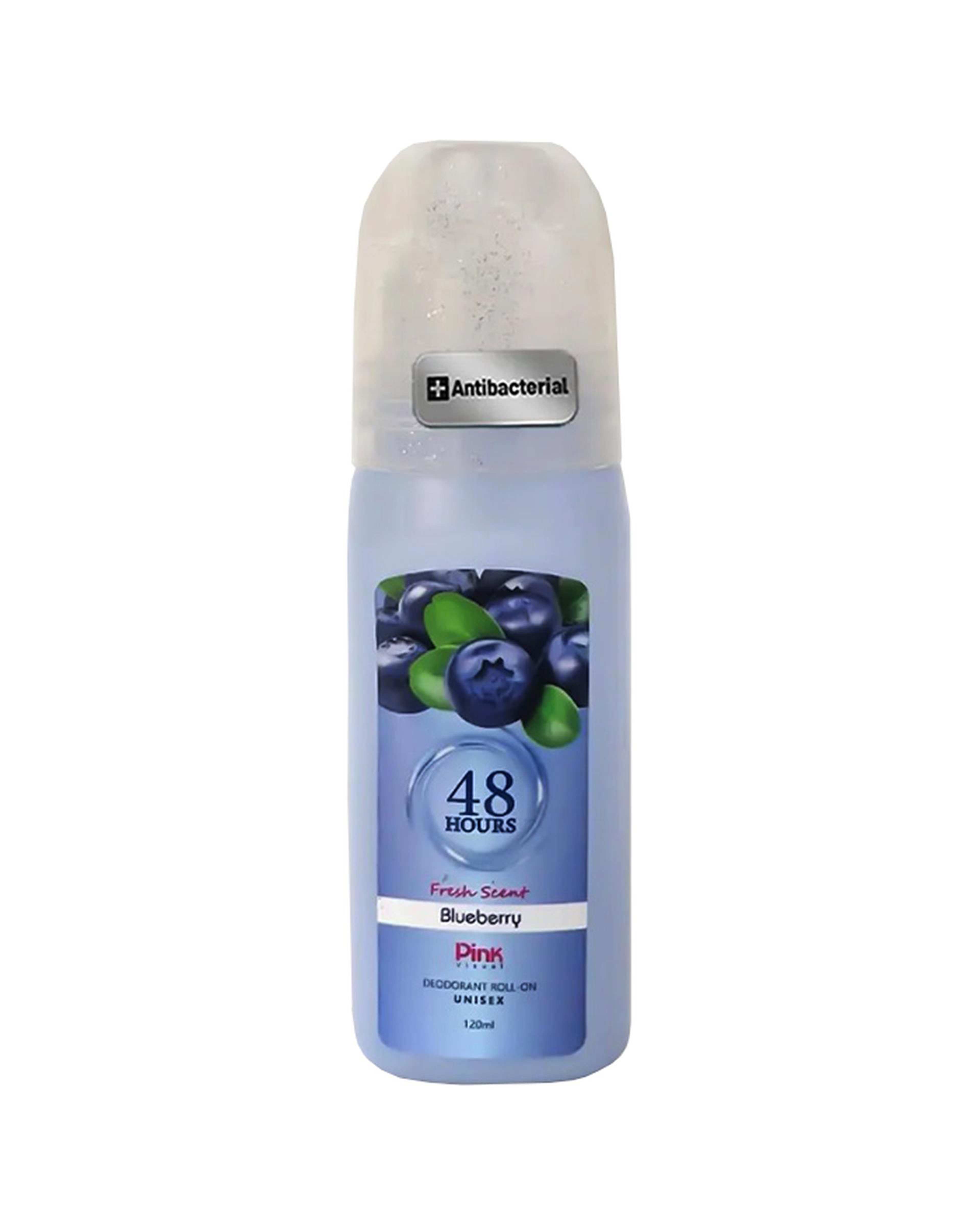 مام رول ضد تعریق پینک ویژوآل Pink Visual مدل Blueberry حجم 120ml