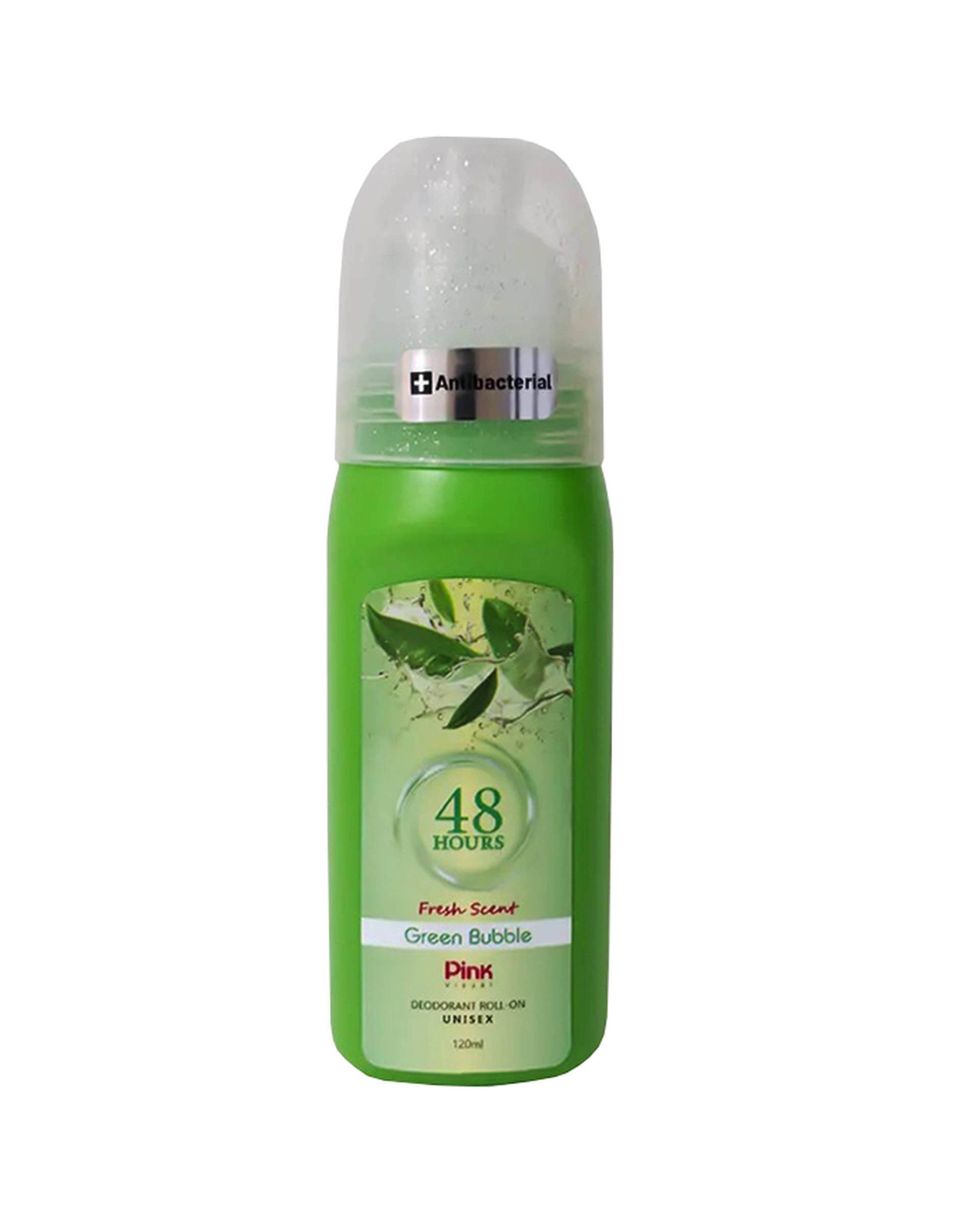 مام رول ضد تعریق پینک ویژوآل Pink Visual مدل Green Bubble حجم 120ml