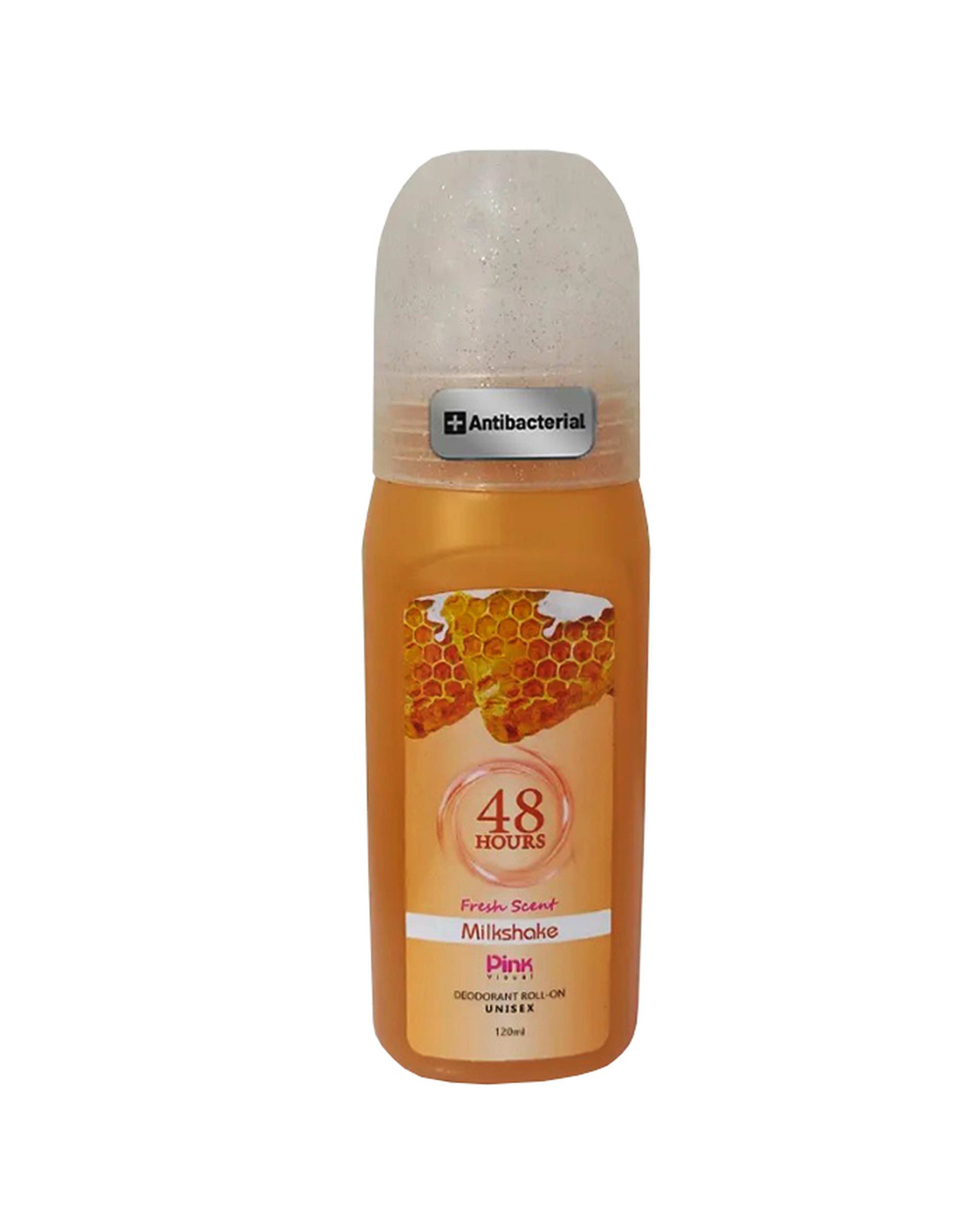 مام رول ضد تعریق پینک ویژوآل Pink Visual مدل Milkshake حجم 120ml