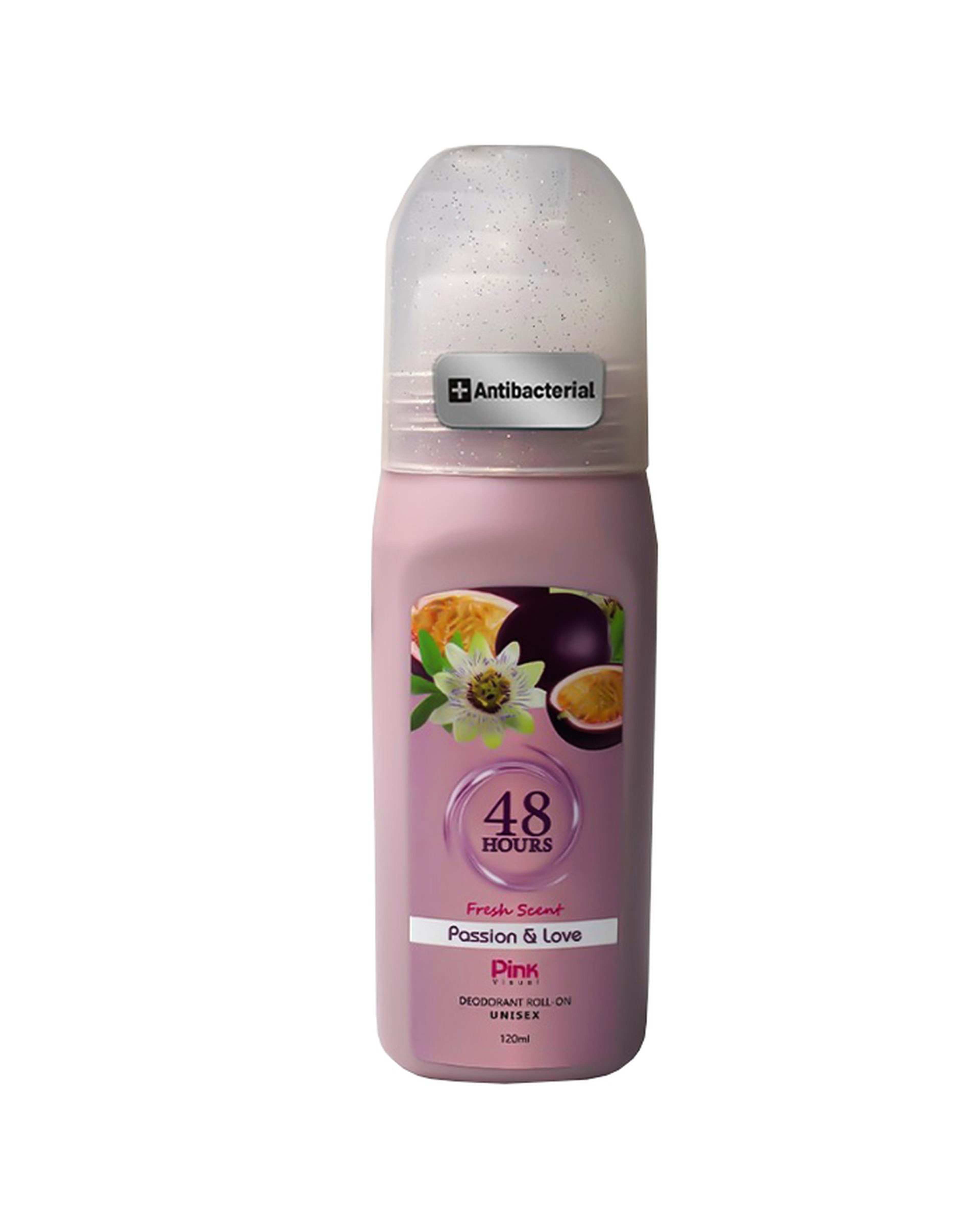 مام رول ضد تعریق پینک ویژوآل Pink Visual مدل Passion & Love حجم 120ml