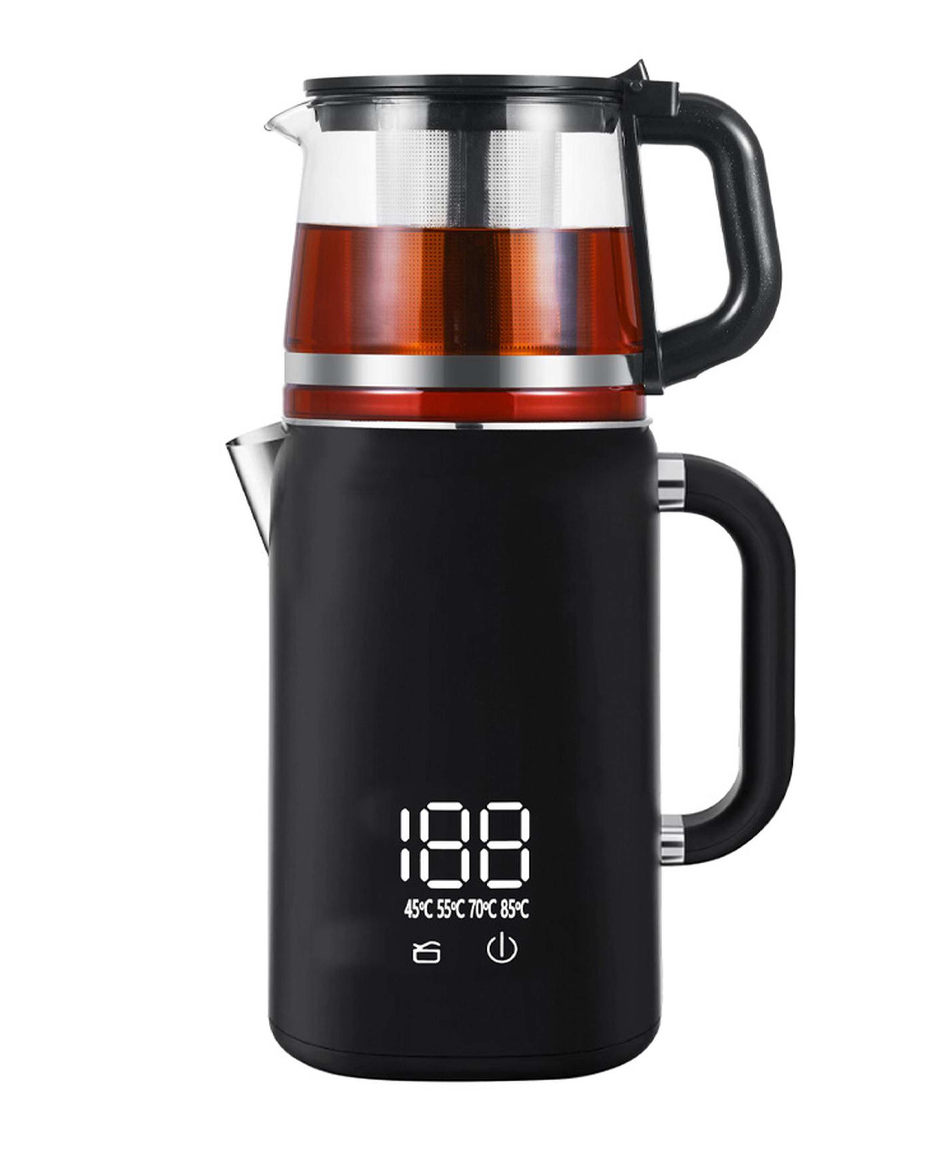 چای ساز دیجیتال مشکی کاخلر Kahler مدل KH-7702-B