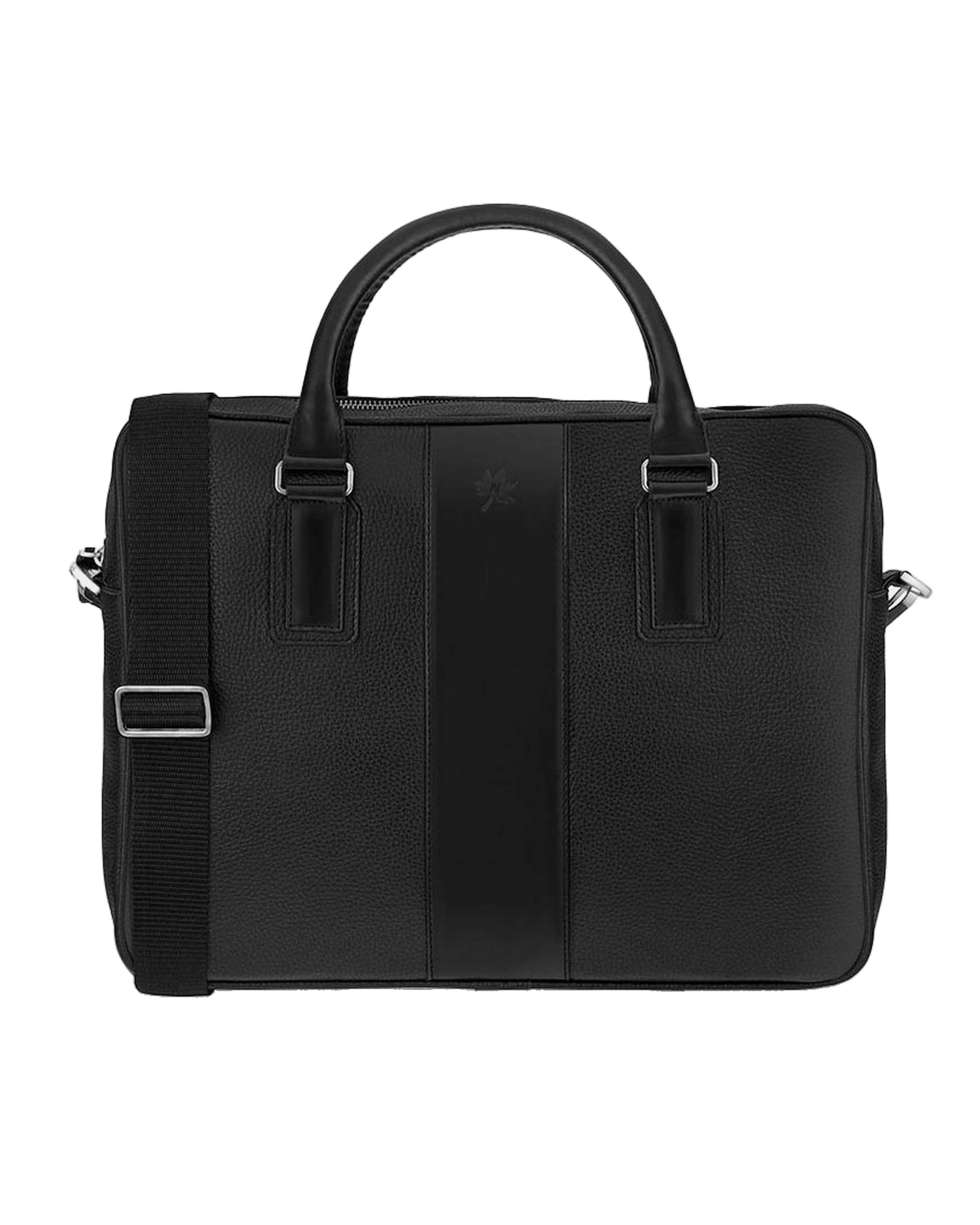 کیف چرم اداری مشکی نوین چرم Novin Leather مدل ویتا BE5058