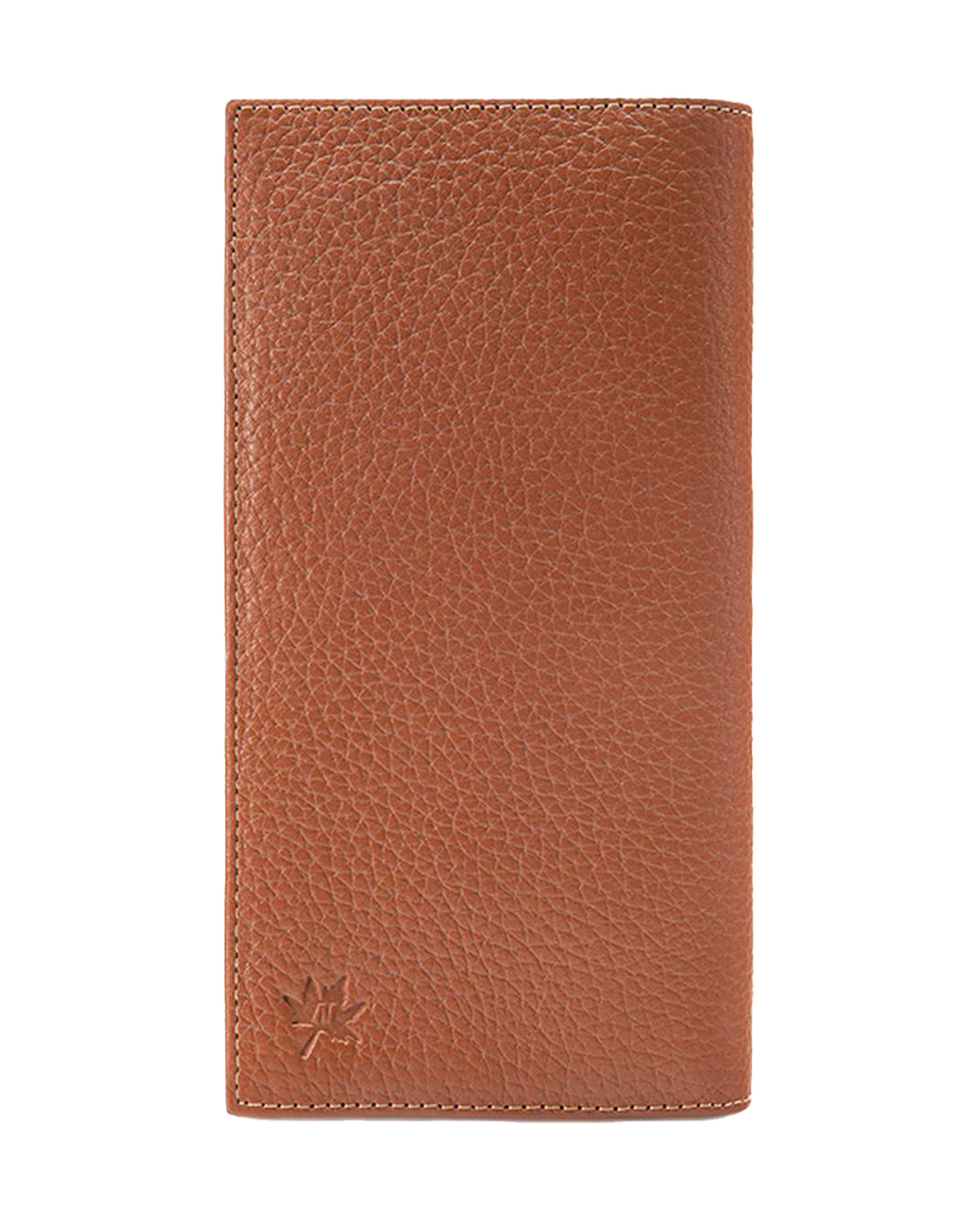 کیف پول کتی چرم عسلی نوین چرم Novin Leather مدل نویان WT2147