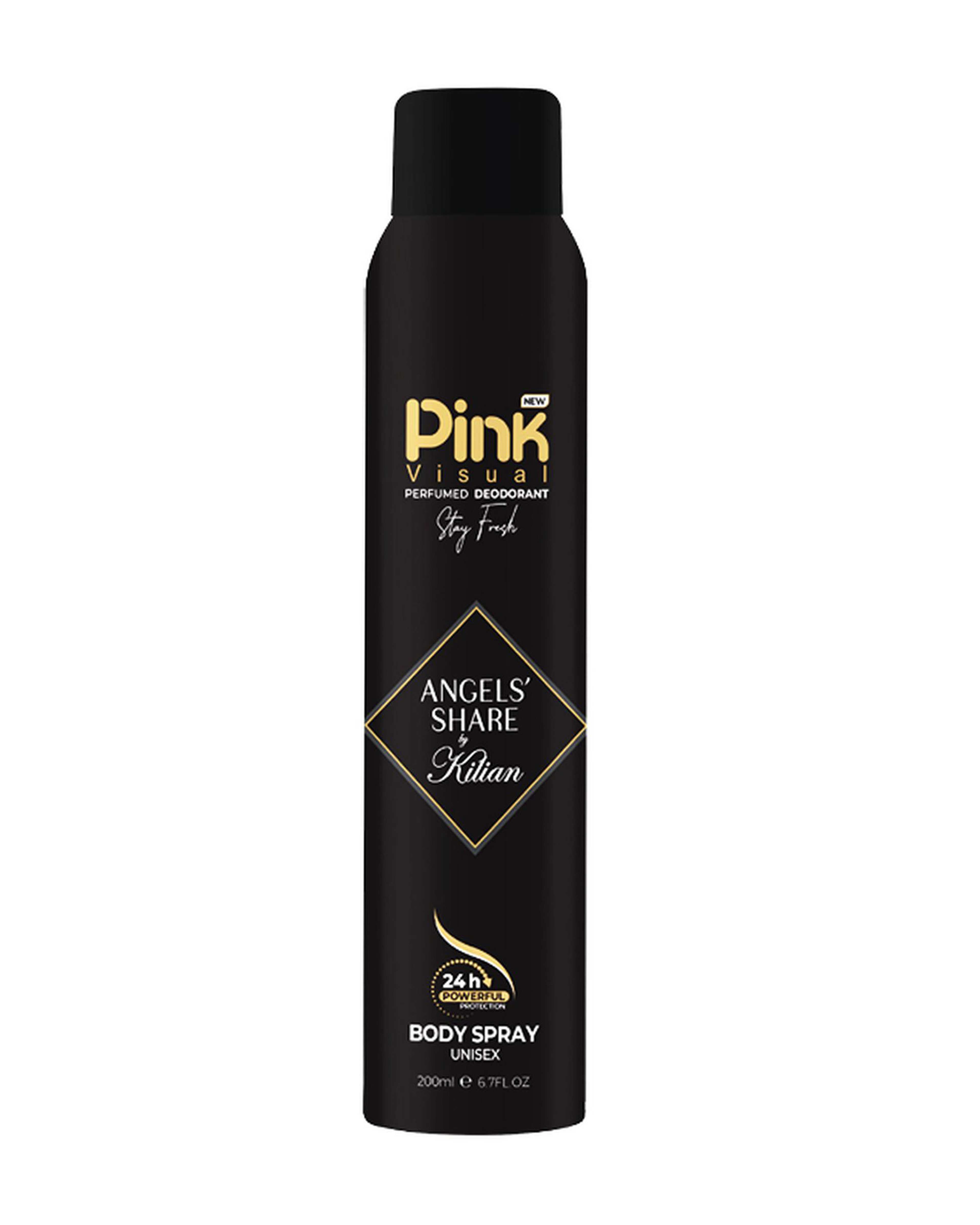 اسپری بدن پینک ویژوال Pink Visual مدل بای کیلیان آنجلز شیر By Kilian Angels Share حجم 200 میلی لیتر