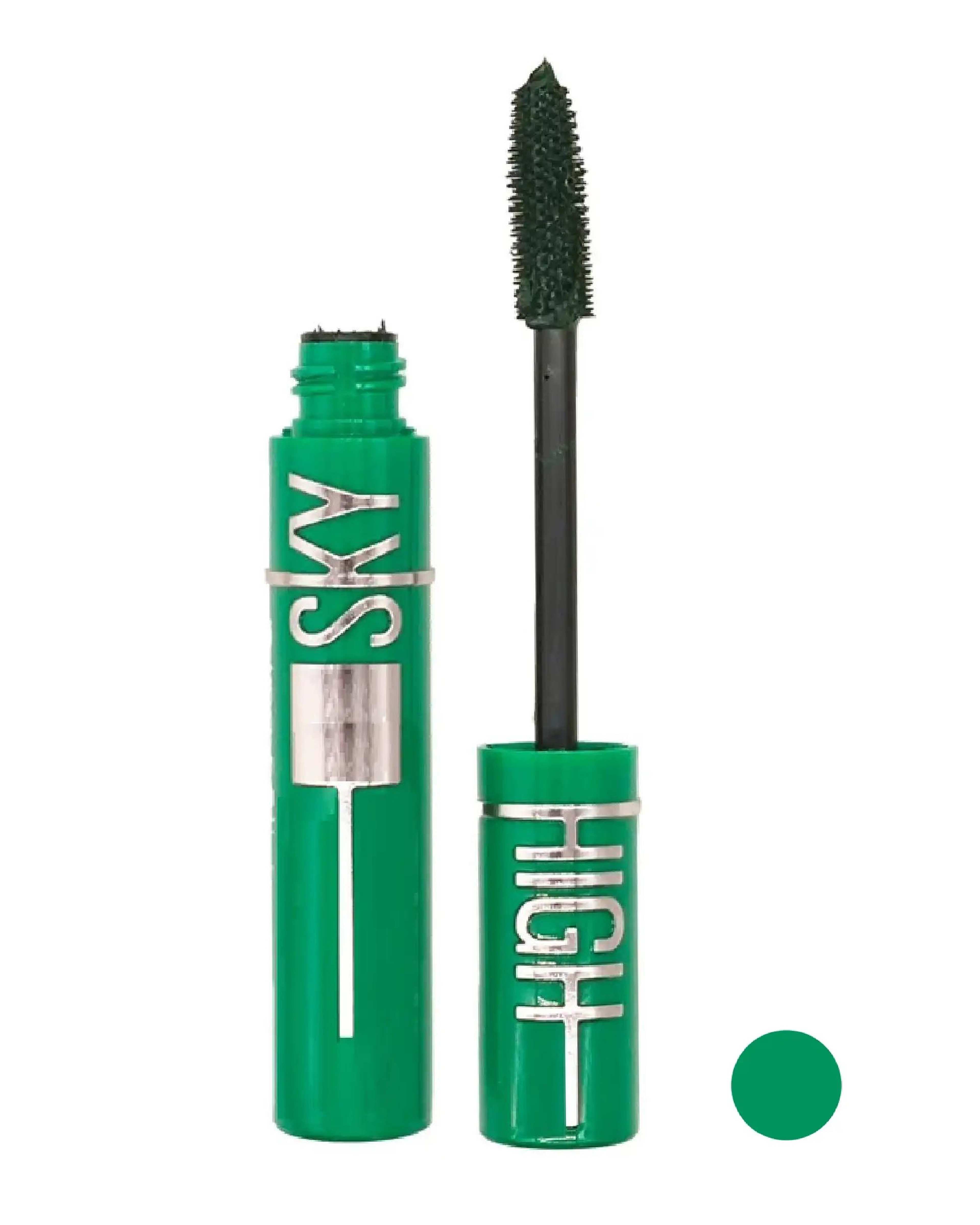 ریمل فانتزی حجم دهنده مژه سبز میس لارا MissLara مدل Sky High