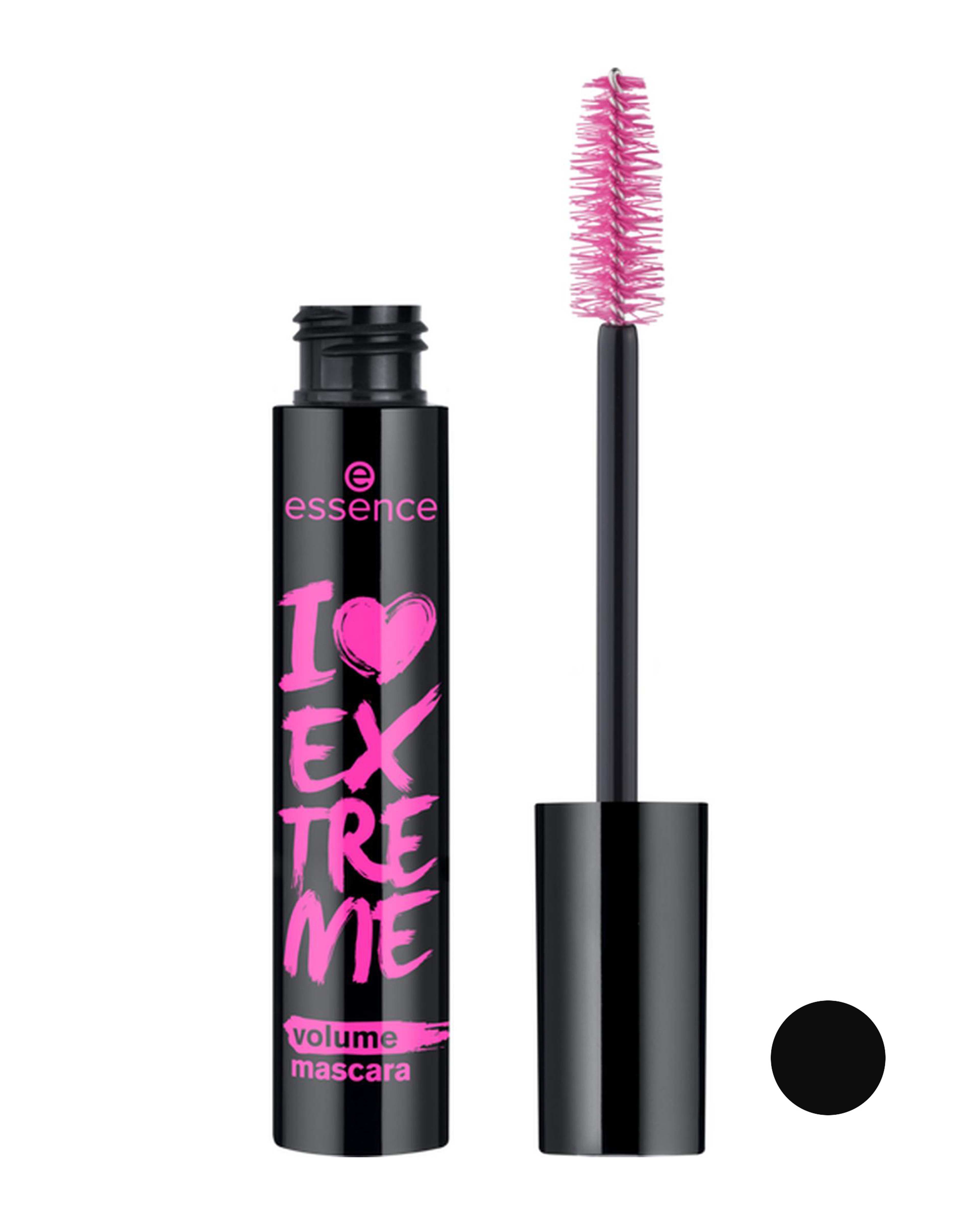 ریمل حجم دهنده مژه مشکی اسنس Essence مدل آی لاو اکستریم والیوم I Love Exterme Volume
