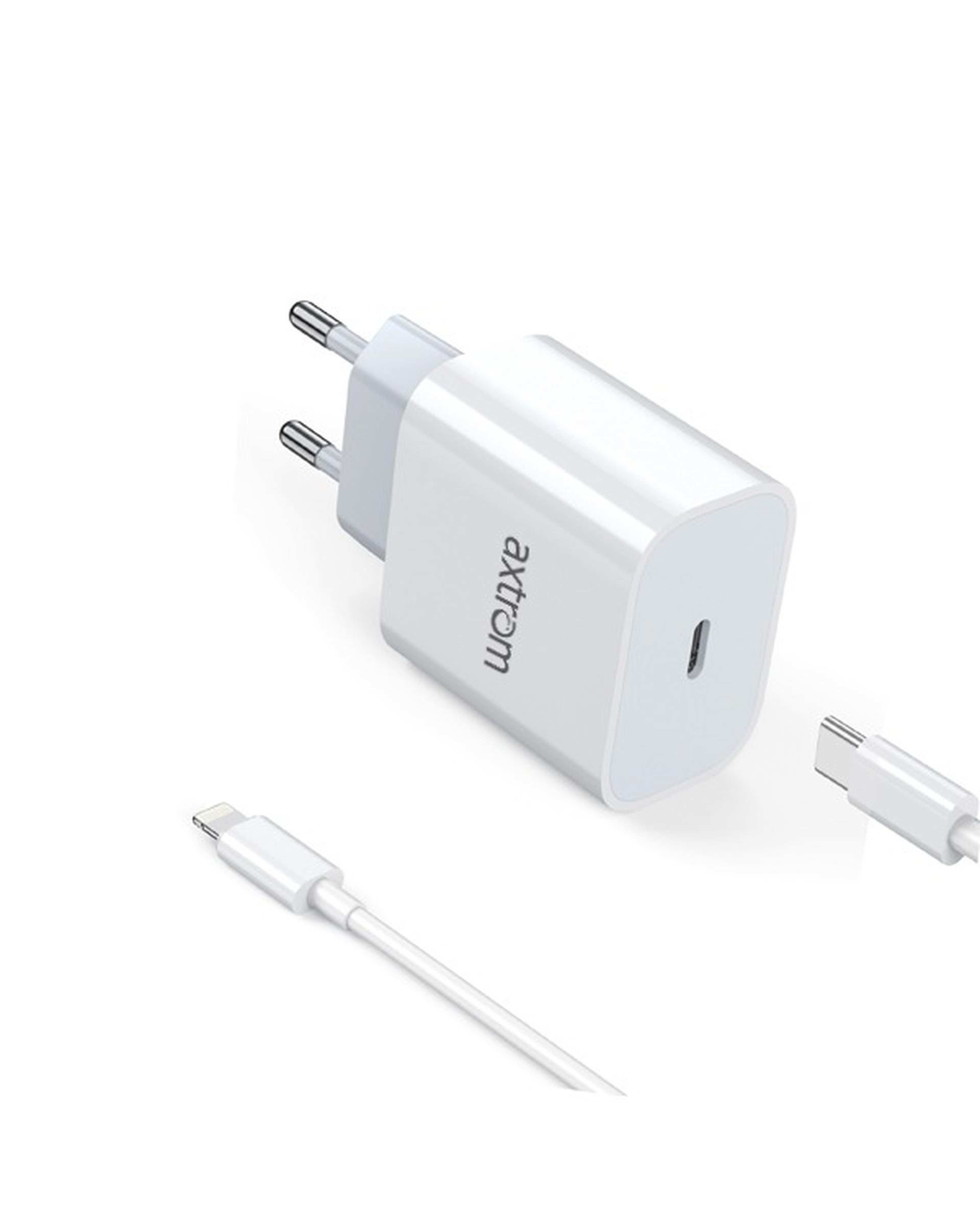 آداپتور 20 واتی سفید اکستروم Axtrom مدل AWC20WPD-W