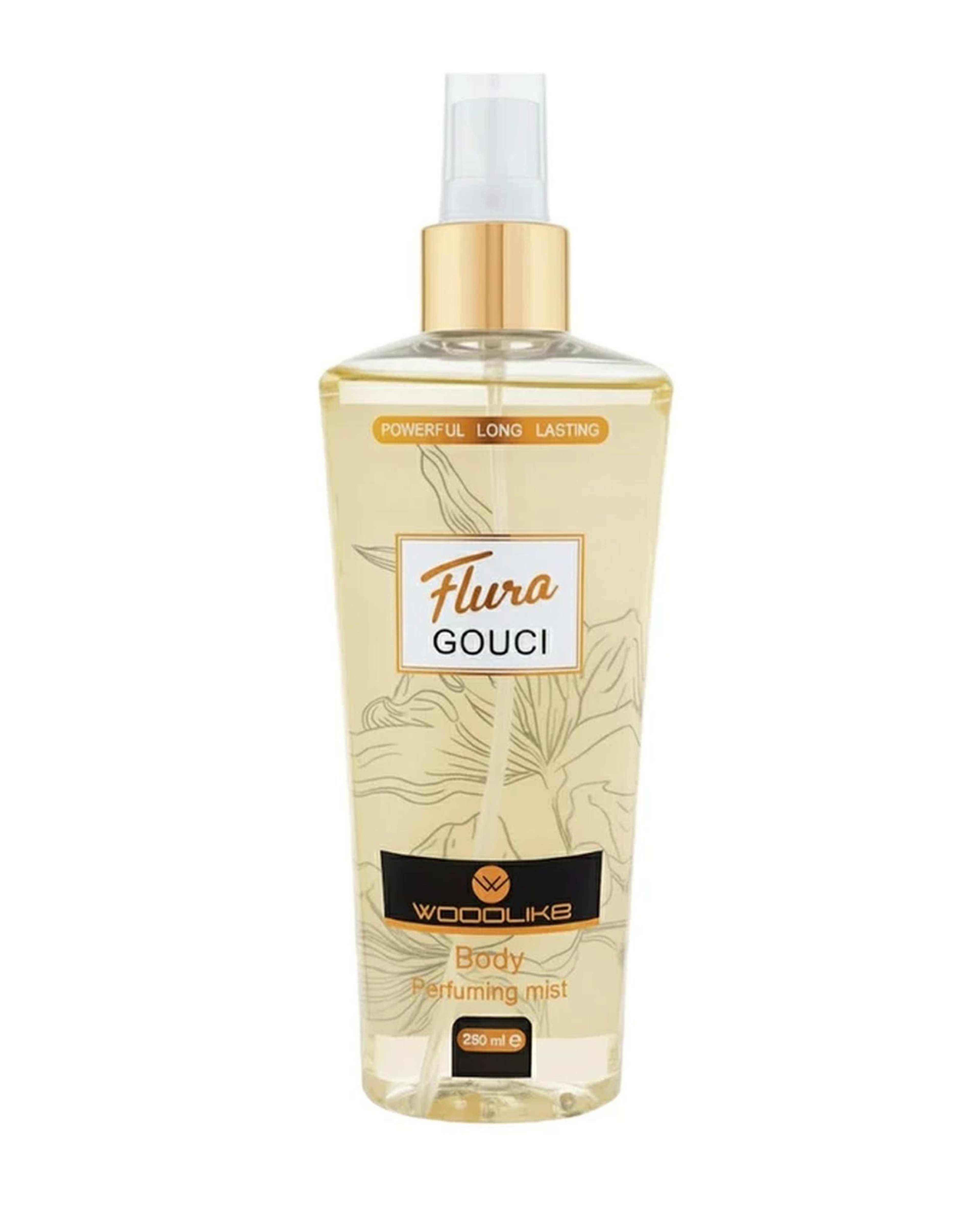 بادی اسپلش زنانه وودلایک Woodlike مدل Flura Gouci حجم 250 میلی لیتر