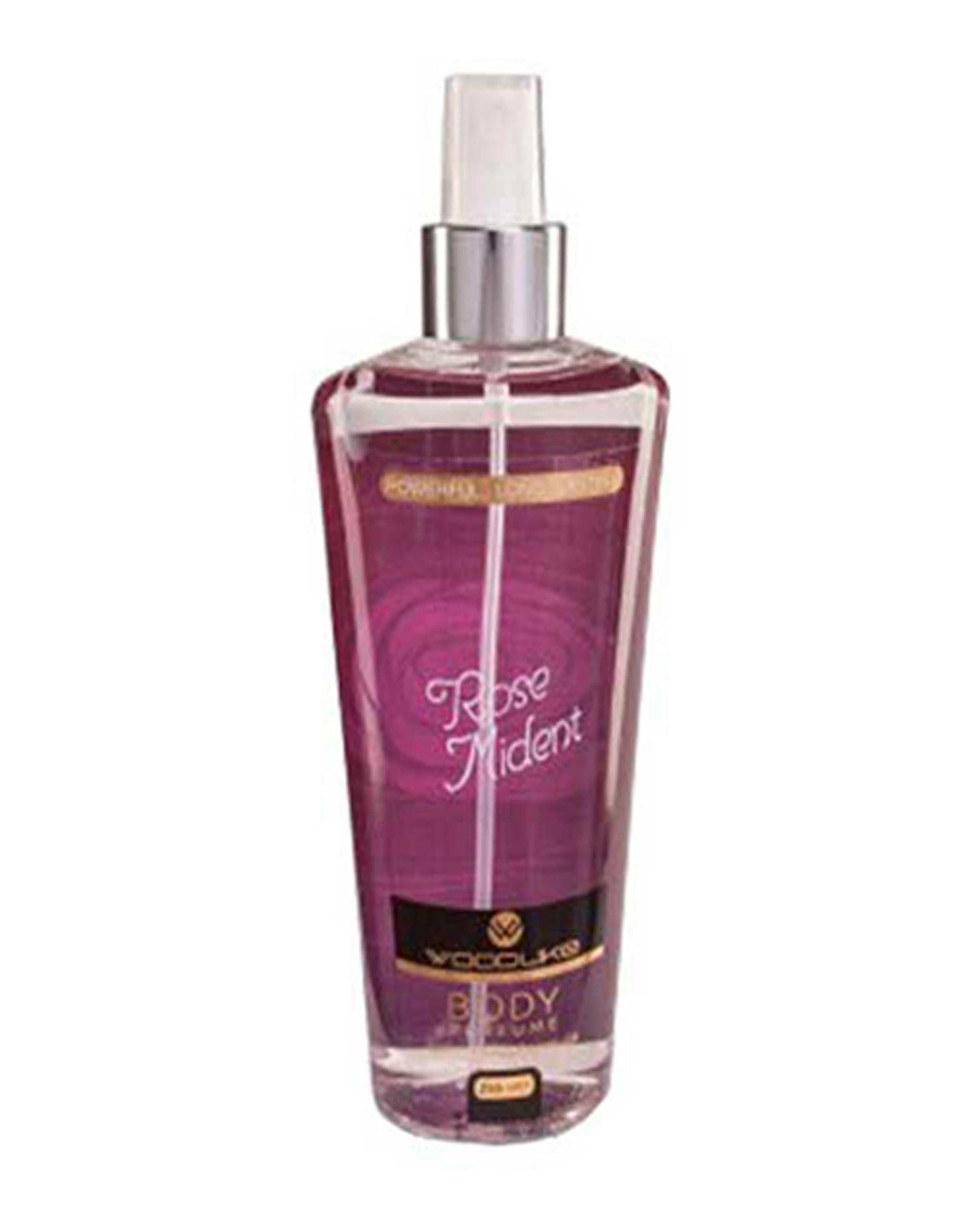 بادی اسپلش زنانه وودلایک Woodlike مدل Rose Mident حجم 250 میلی لیتر