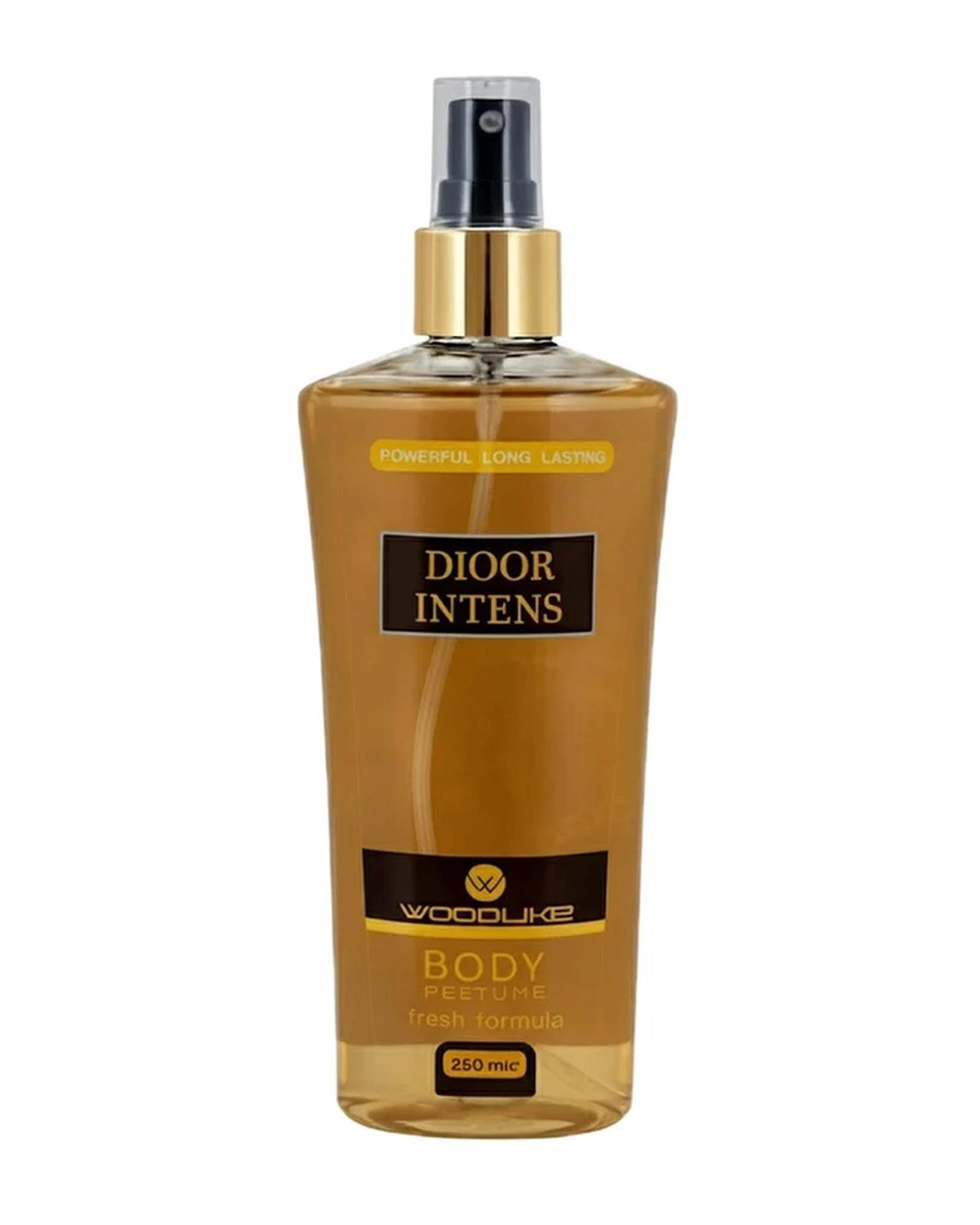 بادی اسپلش مردانه وودلایک Woodlike مدل Dioor Intens حجم 250 میلی لیتر