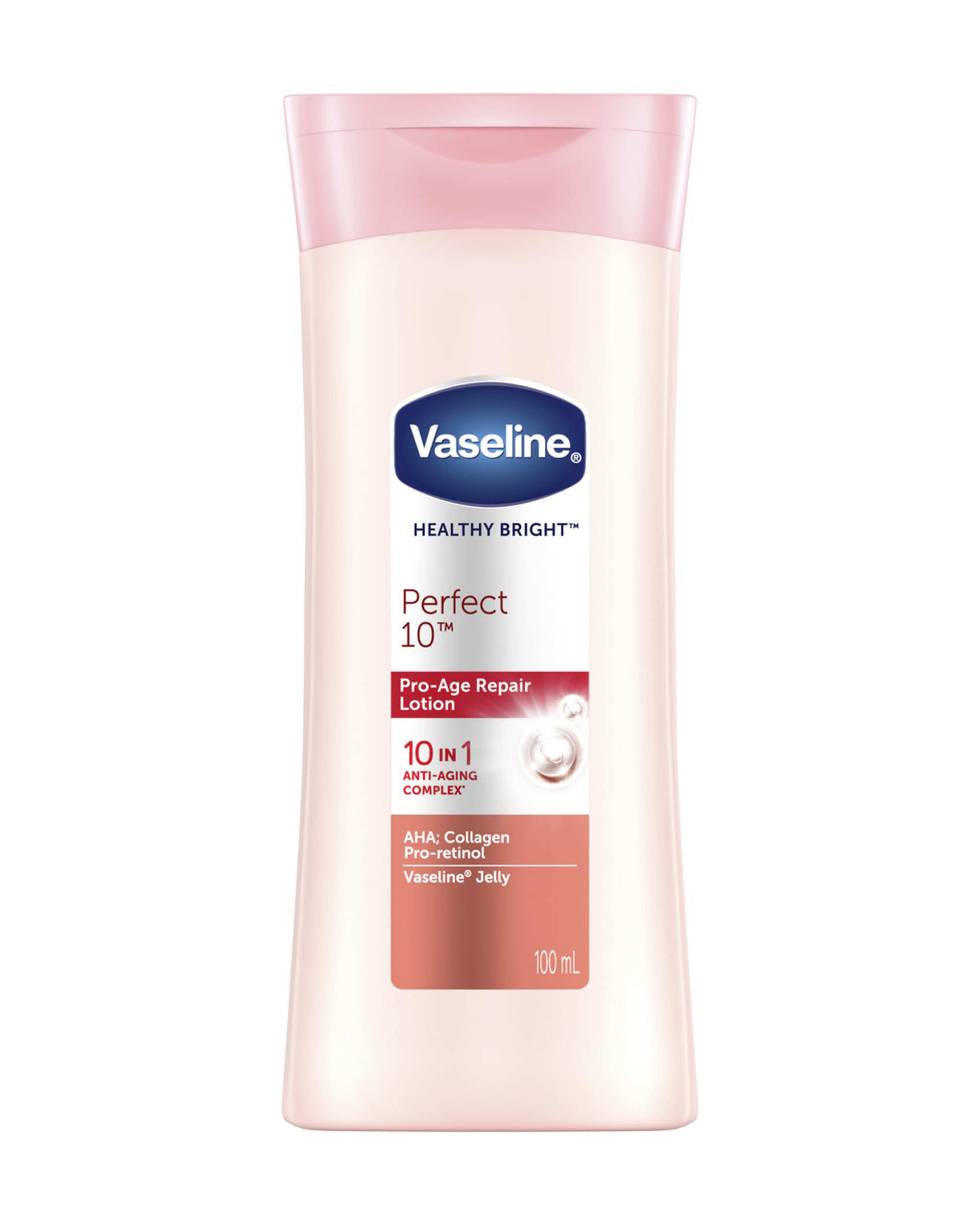 لوسیون بدن وازلین Vaseline مدل Healthy Bright Perfect 10 حجم 100 میلی لیتر
