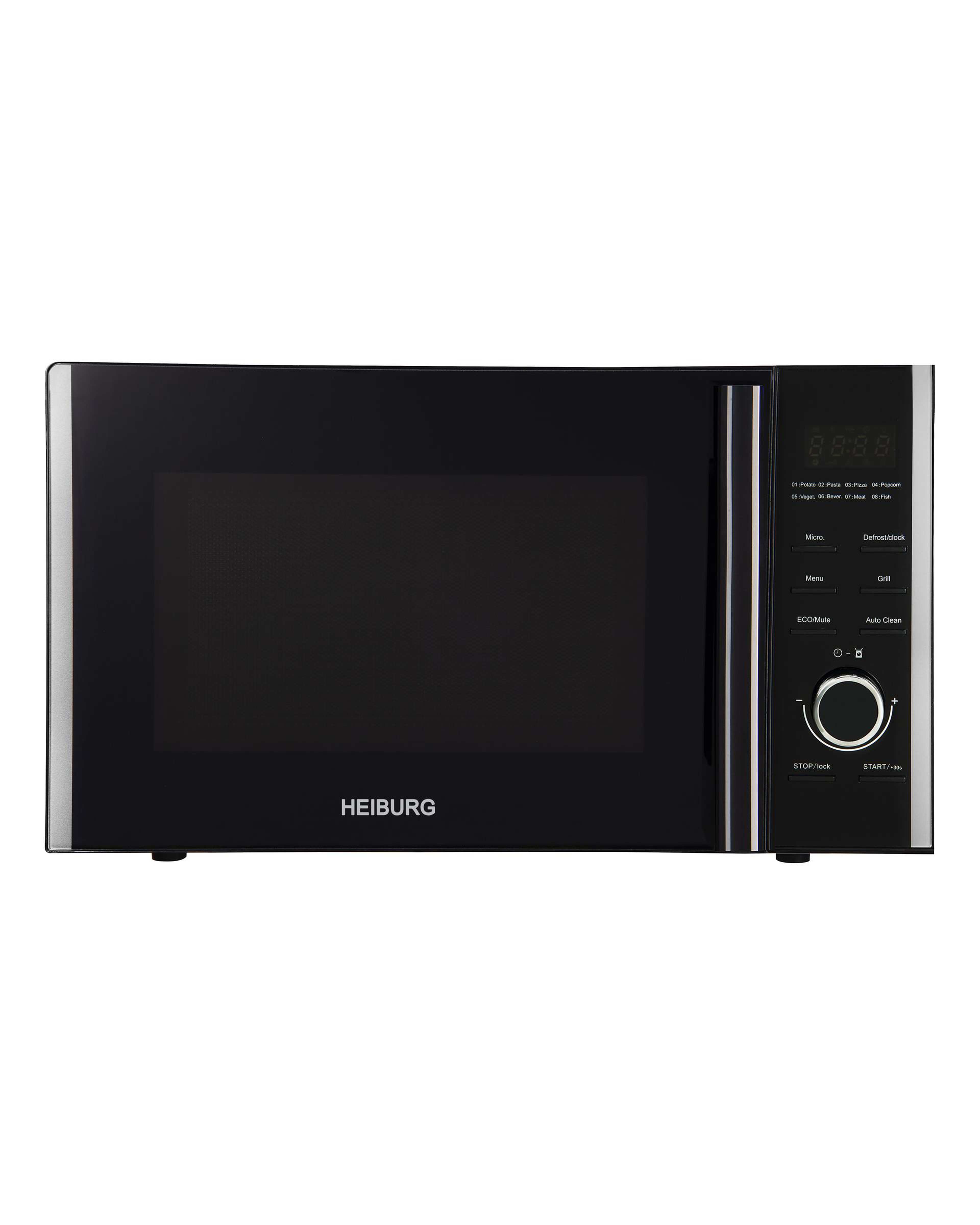 مایکروویو همراه با گریل مشکی هایبورگ Heiburg مدل MW-6020