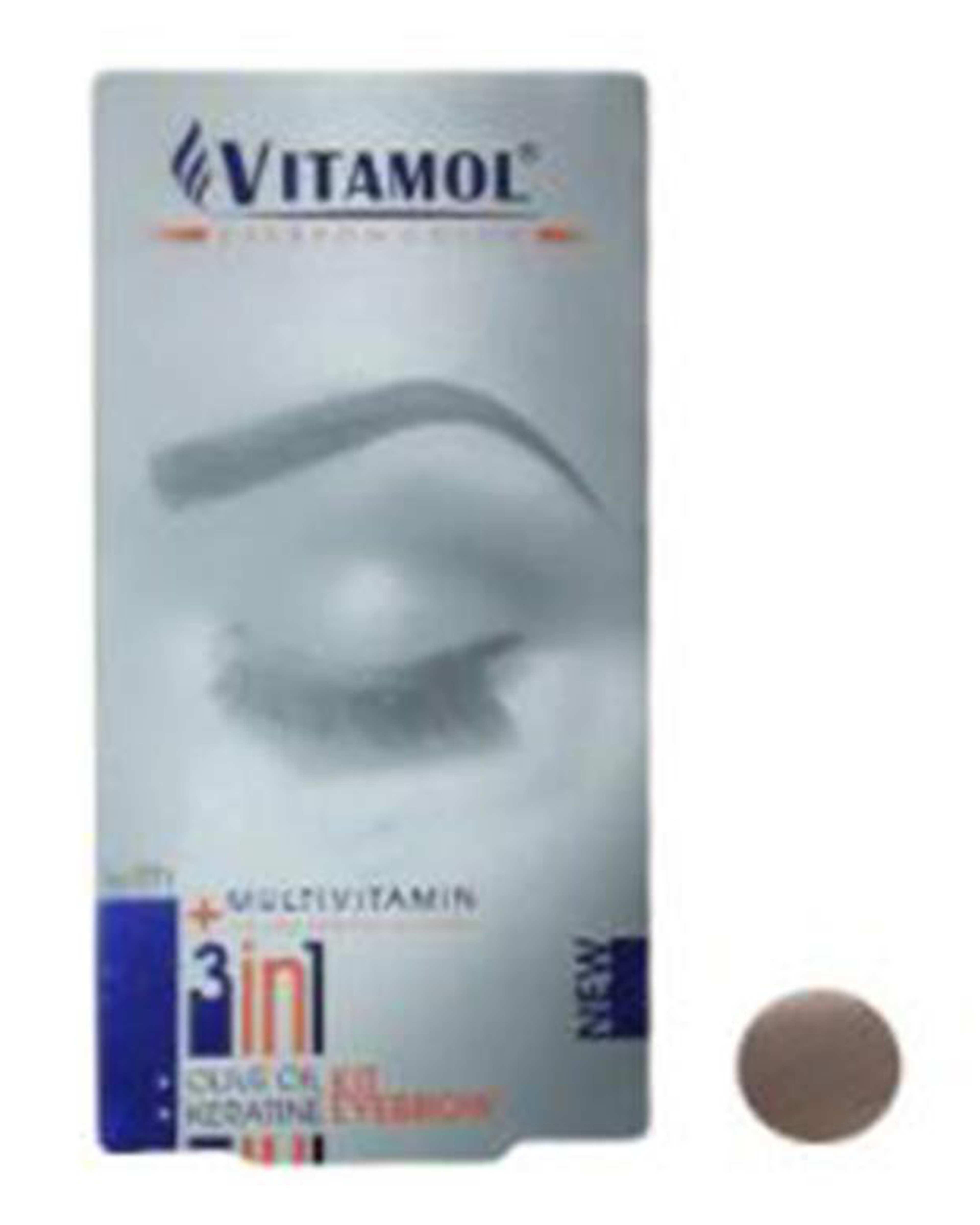 کیت رنگ ابرو شماره S2 شنی روشن 30ml ویتامول