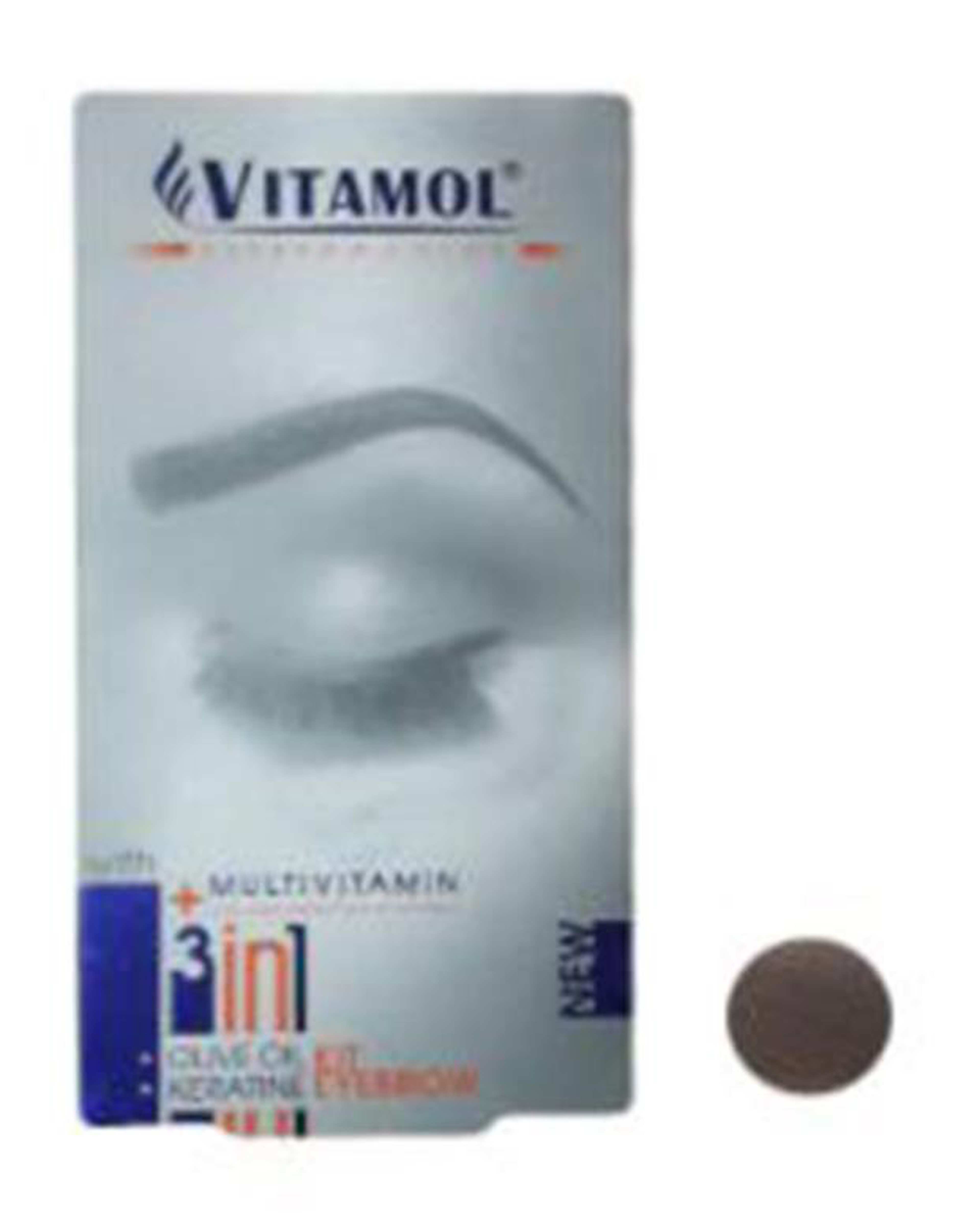 کیت رنگ ابرو ویتامول شماره H1 عسلی حجم 30ml