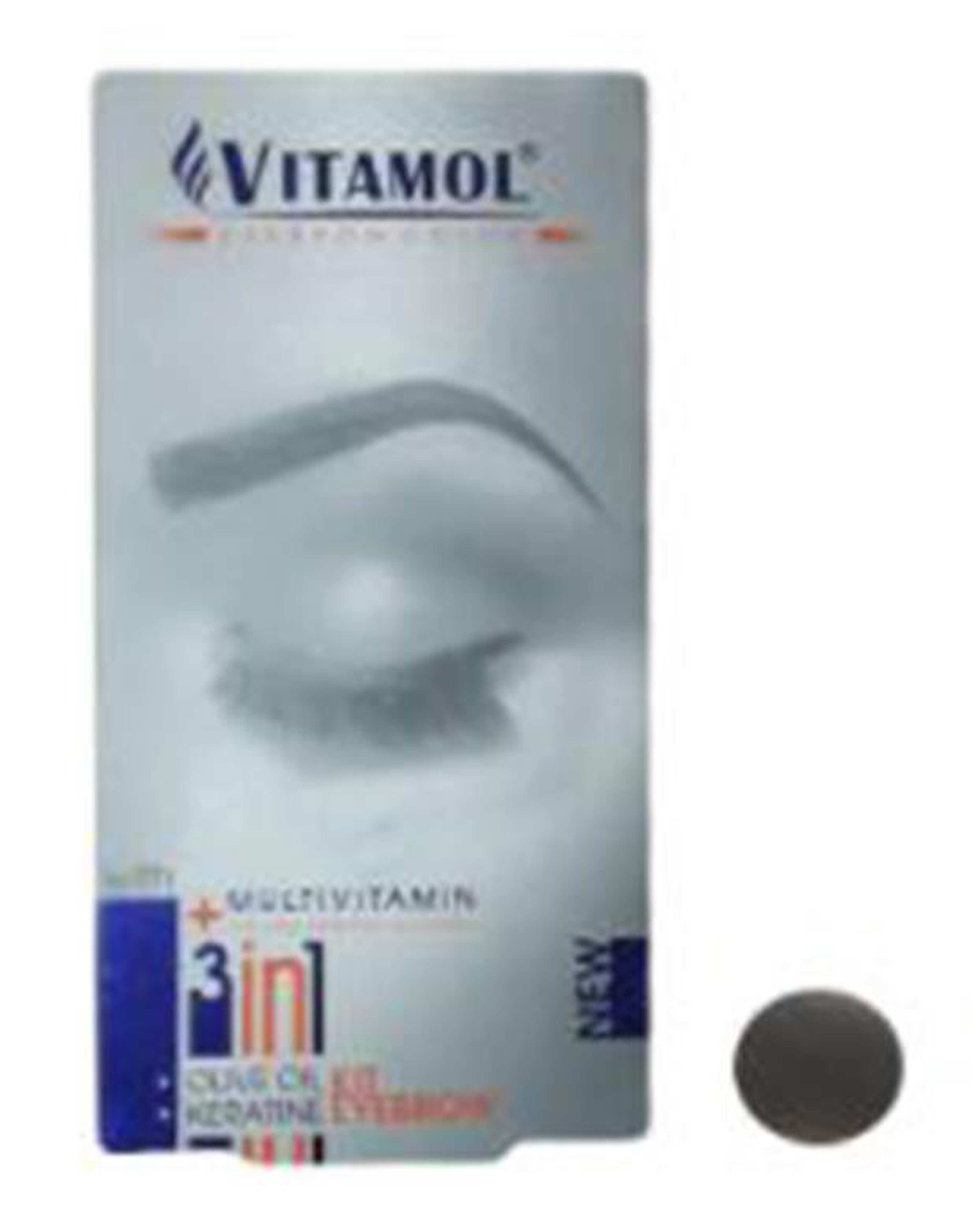 کیت رنگ ابرو شماره BS بلوند دودی روشن 30ml ویتامول