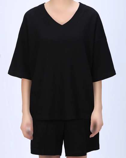 ست تیشرت و شلوارک زنانه راحتی طرحدار جی پی ای JPA - کد 04493