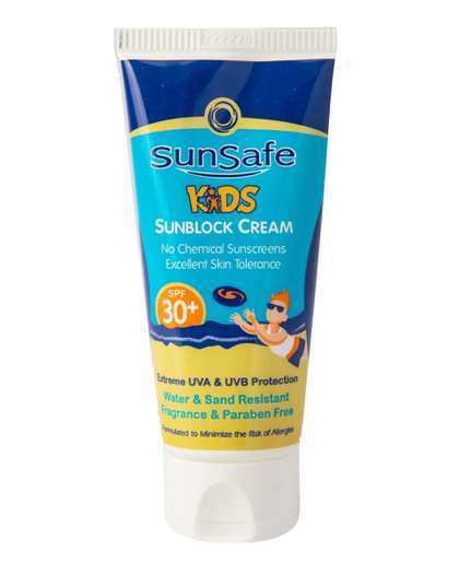 کرم ضد آفتاب کودک SPF30 سان سیف Sun Safe مدل Kids