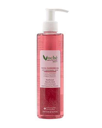 ژل شستشوی صورت وچه Voche مناسب پوست های خشک و معمولی حجم 250ml