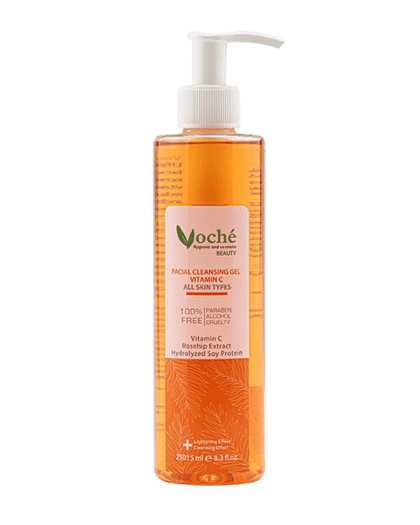 ژل شستشوی صورت وچه Voche حاوی مشتق ویتامین C حجم 250ml