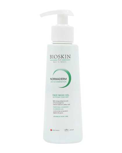 ژل شستشوی صورت بایو اسکین پلاس Bio Skin Plus مناسب پوست چرب و مختلط حجم 200ml