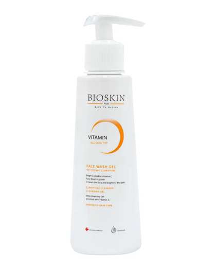 ژل شستشوی صورت بایو اسکین پلاس Bio Skin Plus حاوی ویتامین C حجم 200ml